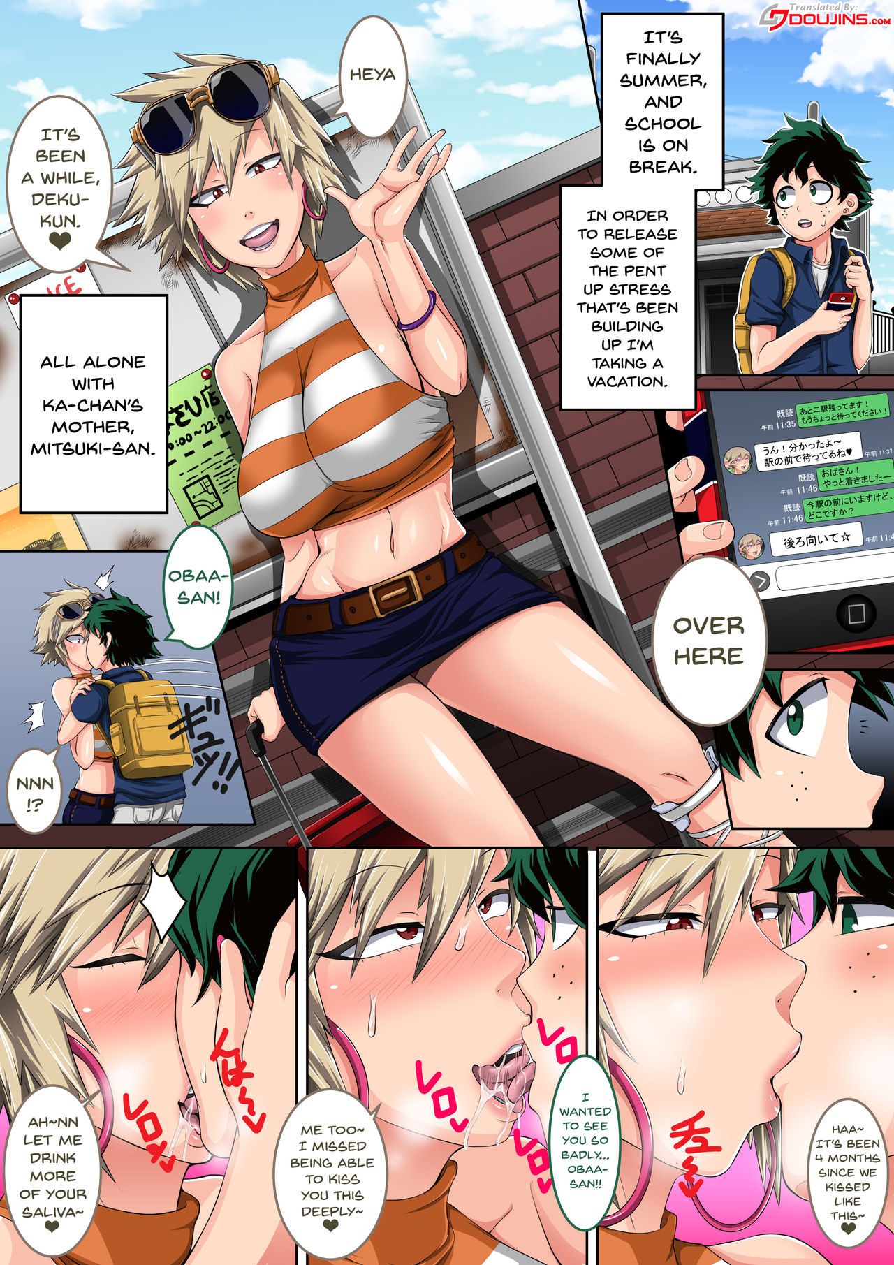Boku no Harem Academia Bakugou Mama to no Natsuyasumi “Zenpen” — preview page 3