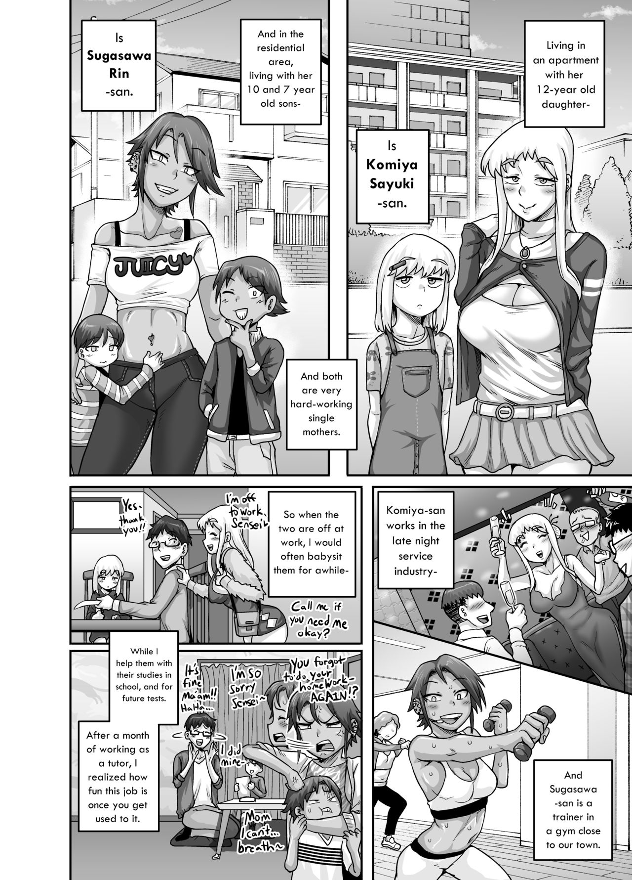 Hungry Single Mothers ~Ochinpo Oogui Kaa-san-tachi ni Taberareru Ore~ — preview page 5
