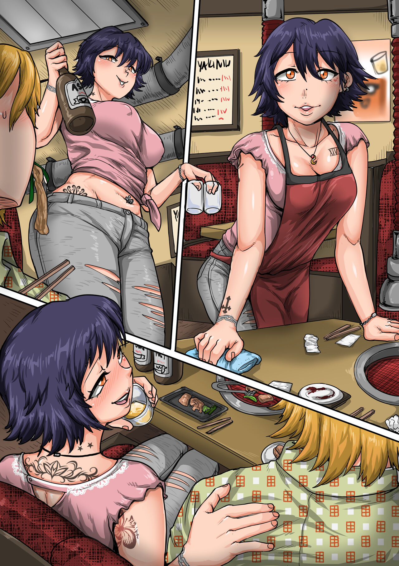 オリジナル落書き：焼肉屋の静香さん — preview page 3