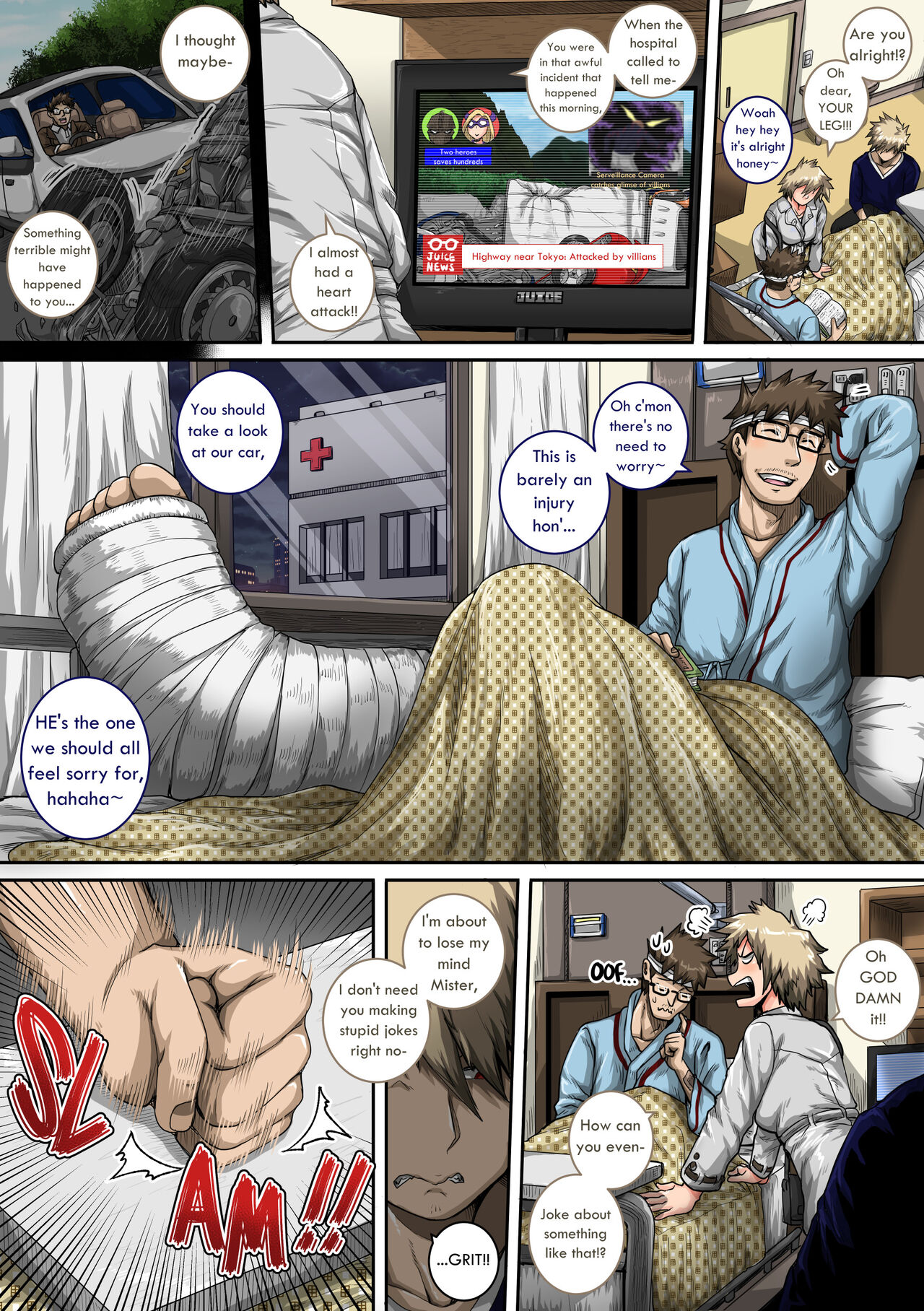 Boku no Harem Academia Bakugou Mama to no Natsuyasumi “Chuunen” | Summer Vacation With Bakugo’s Mom Part Two — preview page 4