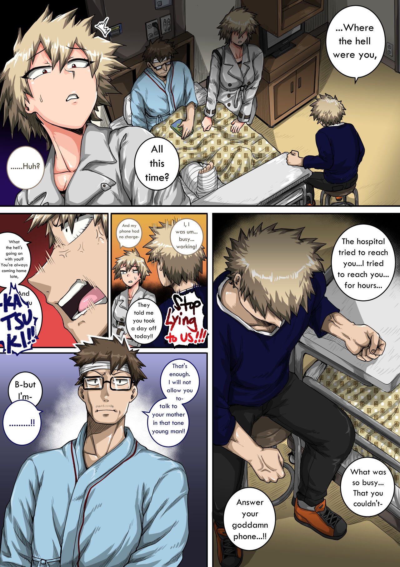 Boku no Harem Academia Bakugou Mama to no Natsuyasumi “Chuunen” | Summer Vacation With Bakugo’s Mom Part Two — preview page 5