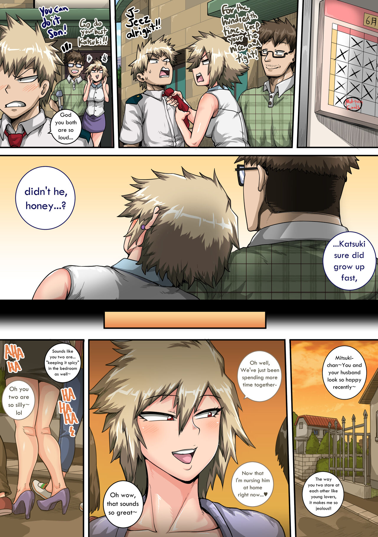 Boku no Harem Academia Bakugou Mama to no Natsuyasumi “Chuunen” | Summer Vacation With Bakugo’s Mom Part Two — preview page 15