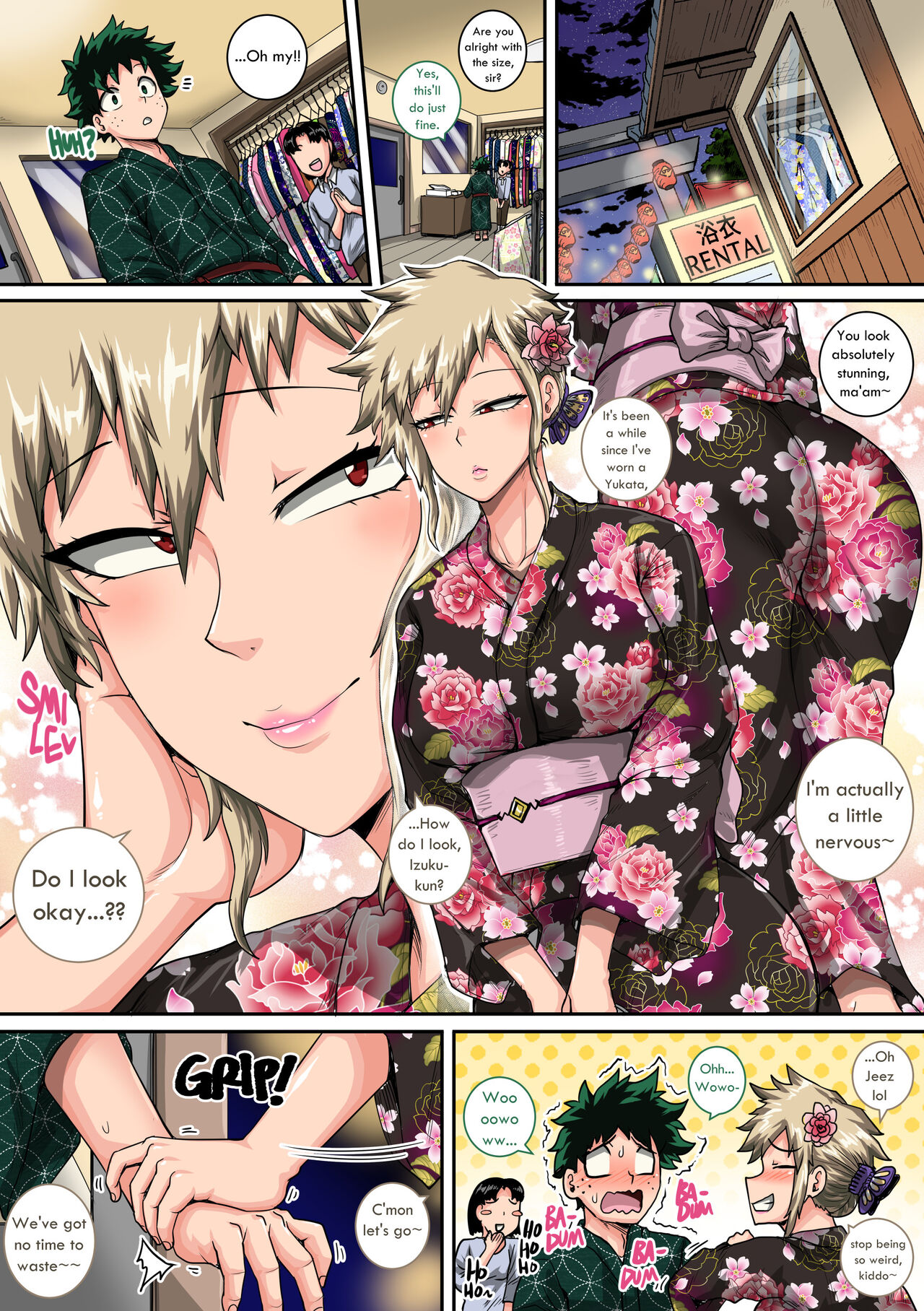 Boku no Harem Academia Bakugou Mama to no Natsuyasumi “Chuunen” | Summer Vacation With Bakugo’s Mom Part Two – Chapter 1 – page 50