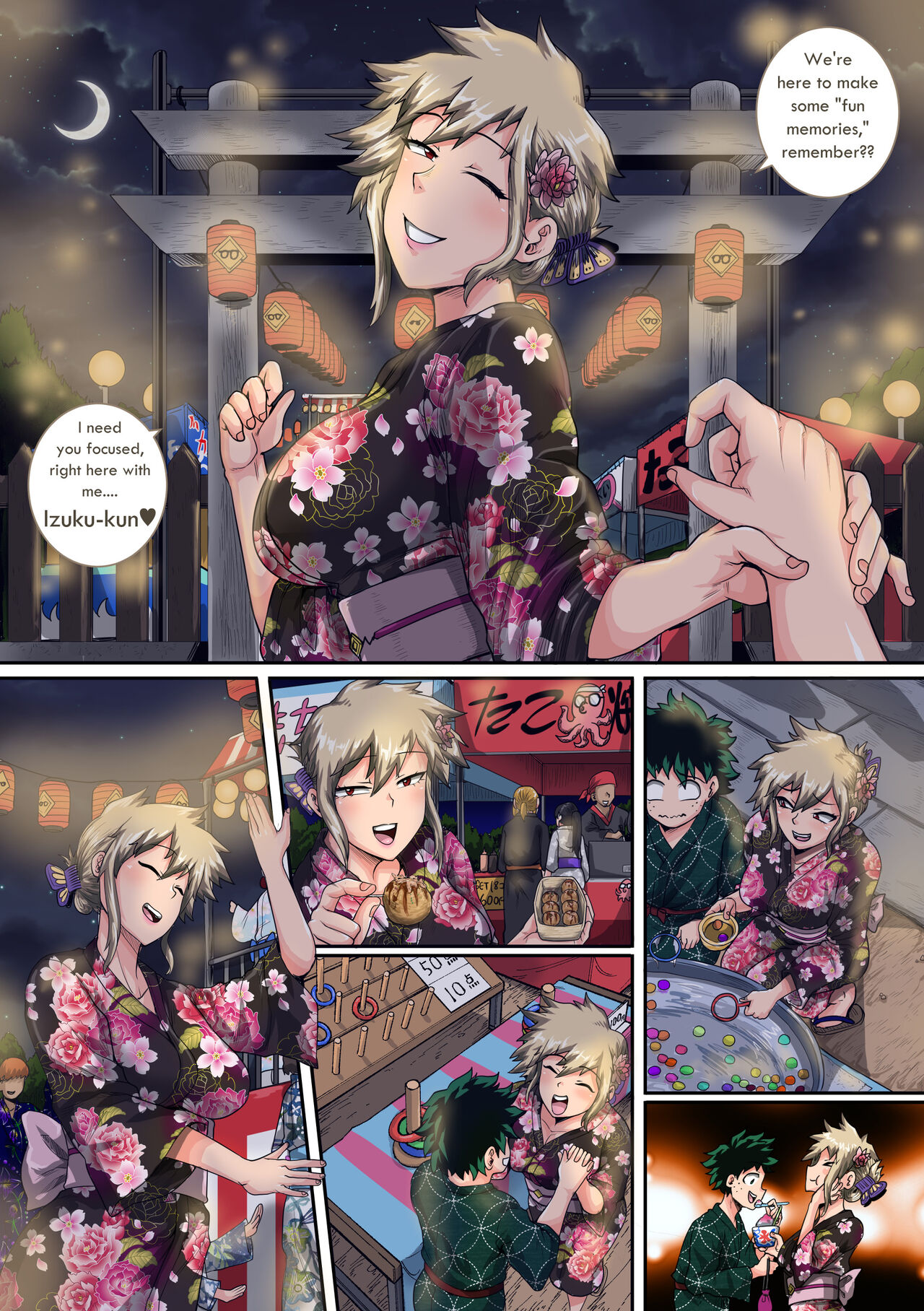 Boku no Harem Academia Bakugou Mama to no Natsuyasumi “Chuunen” | Summer Vacation With Bakugo’s Mom Part Two – Chapter 1 – page 51