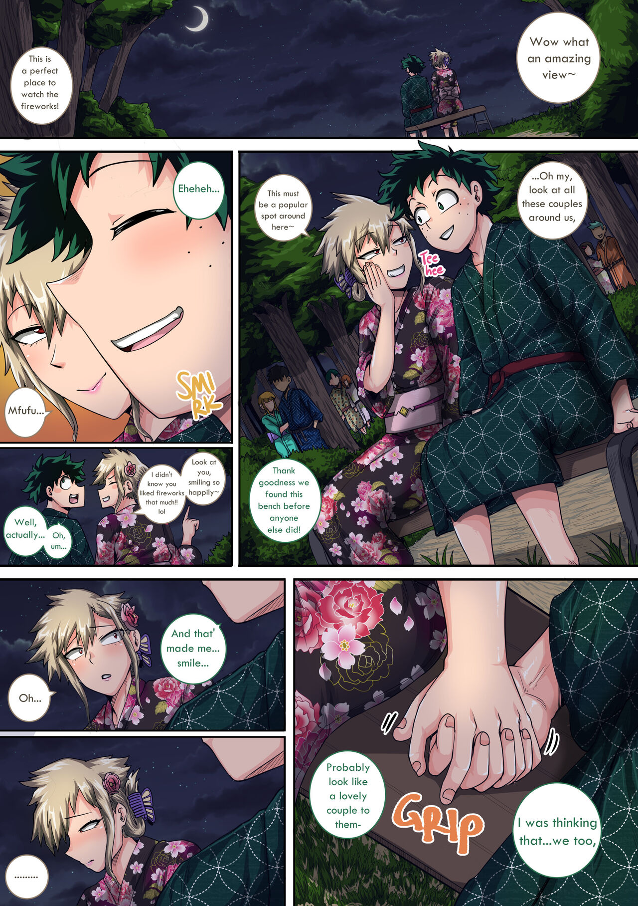 Boku no Harem Academia Bakugou Mama to no Natsuyasumi “Chuunen” | Summer Vacation With Bakugo’s Mom Part Two – Chapter 1 – page 52