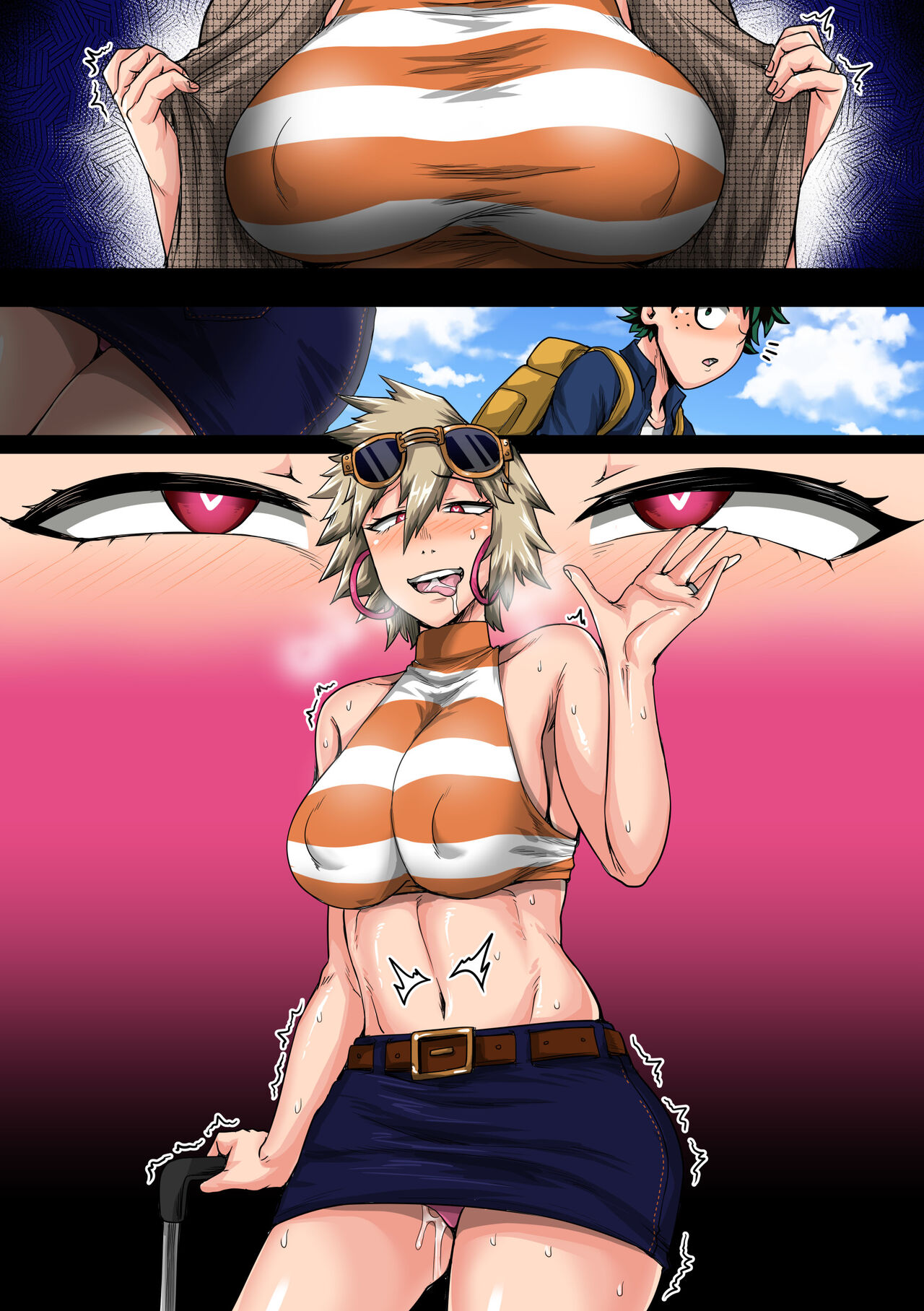 Boku no Harem Academia Bakugou Mama to no Natsuyasumi “Chuunen” | Summer Vacation With Bakugo’s Mom Part Two – Chapter 1 – page 162