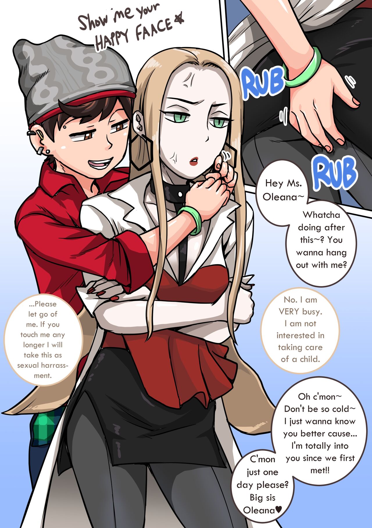 Pokémon Sword Shield Victor x Oleana — preview page 1