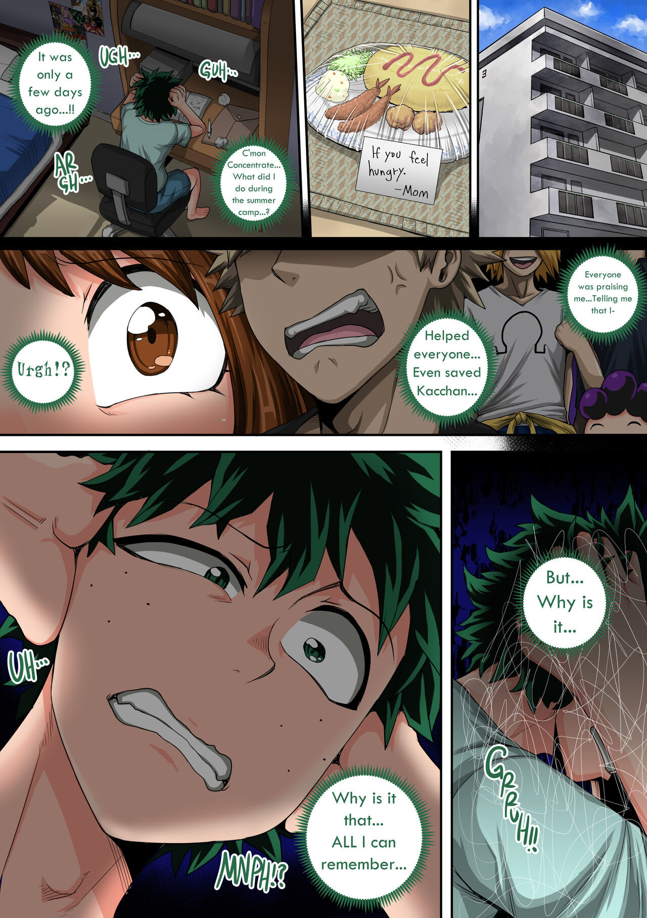 Boku no Harem Academia Ch. 8: Kanojo-tachi no Kesshin | Boku no Harem Academia Ch. 8: Kanojo-tachi no Kesshin | Boku No Harem Academia Ch. 8: Breaking into a Broken Heart — preview page 9