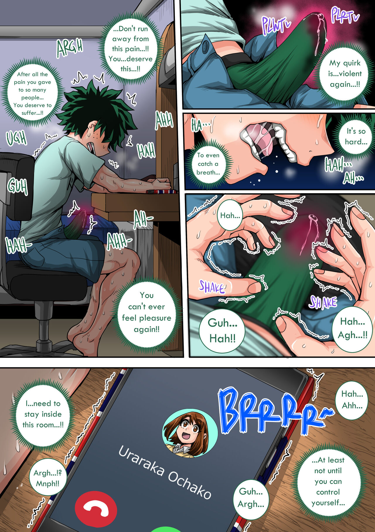 Boku no Harem Academia Ch. 8: Kanojo-tachi no Kesshin | Boku no Harem Academia Ch. 8: Kanojo-tachi no Kesshin | Boku No Harem Academia Ch. 8: Breaking into a Broken Heart — preview page 14