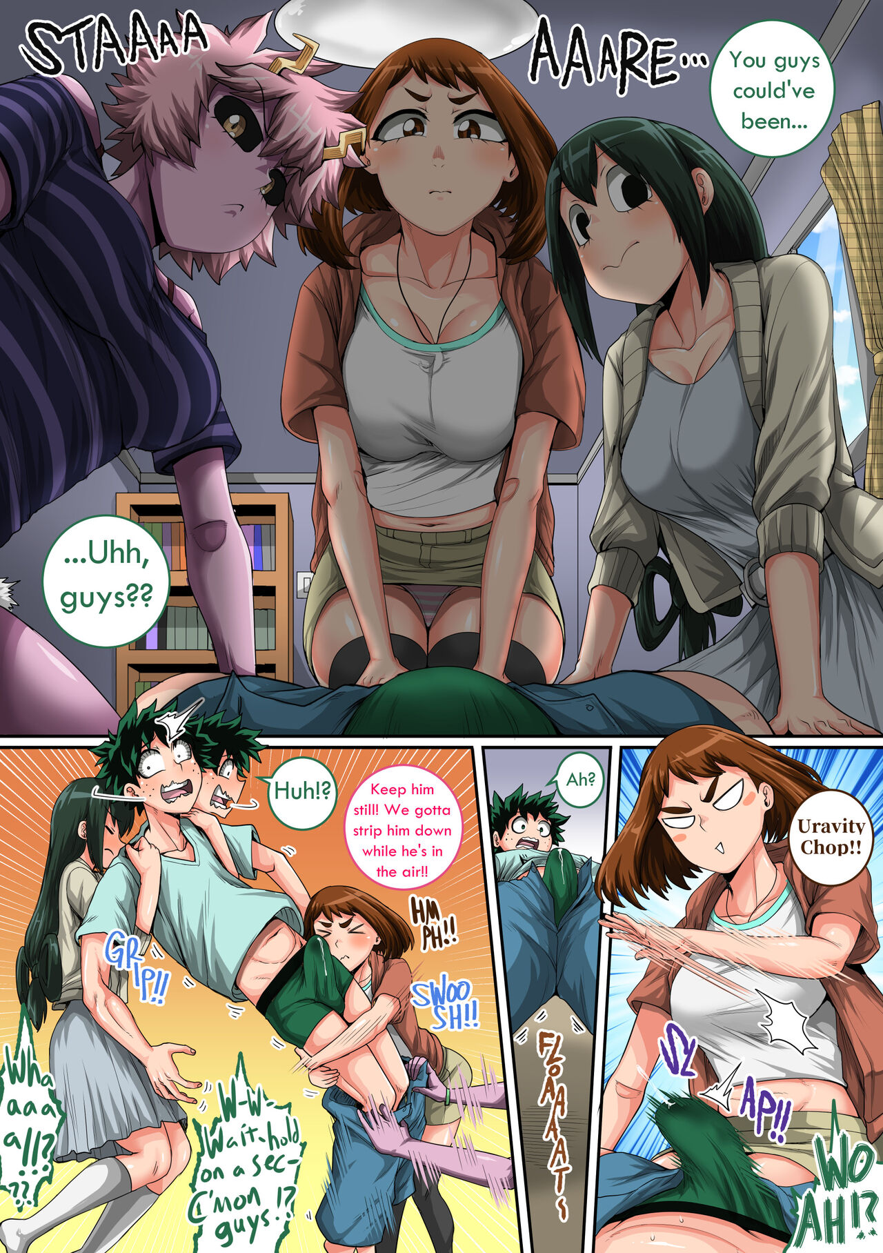 Boku no Harem Academia Ch. 8: Kanojo-tachi no Kesshin | Boku no Harem Academia Ch. 8: Kanojo-tachi no Kesshin | Boku No Harem Academia Ch. 8: Breaking into a Broken Heart — preview page 18