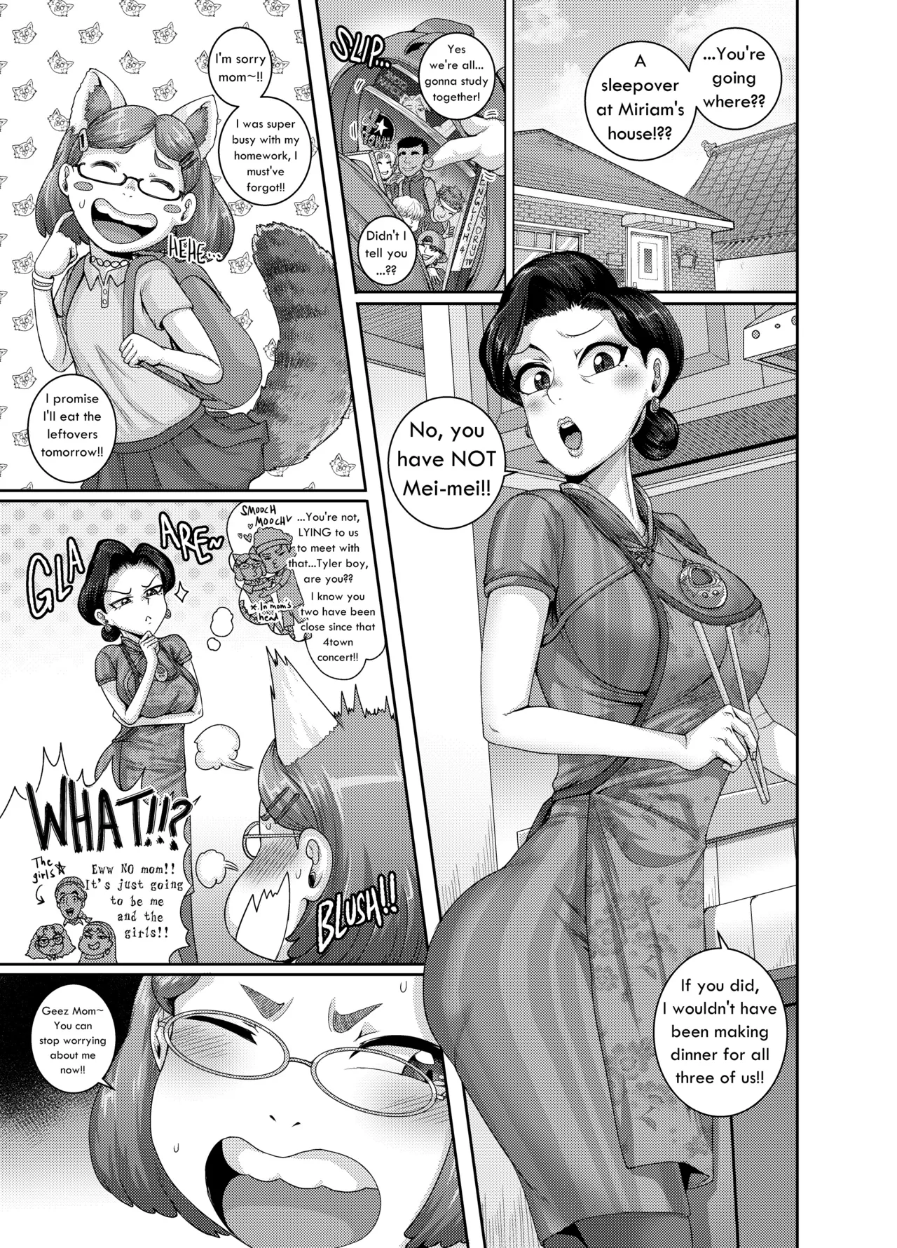 Tsuma wa Tokidoki Ecchi Panda | Mating with Red — preview page 2