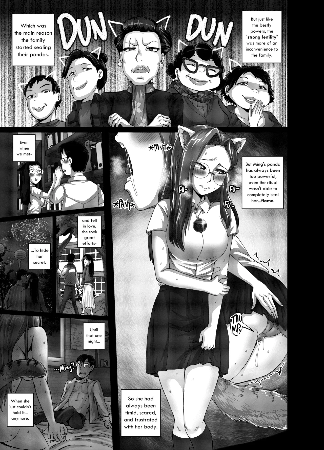 Tsuma wa Tokidoki Ecchi Panda | Mating with Red — preview page 10