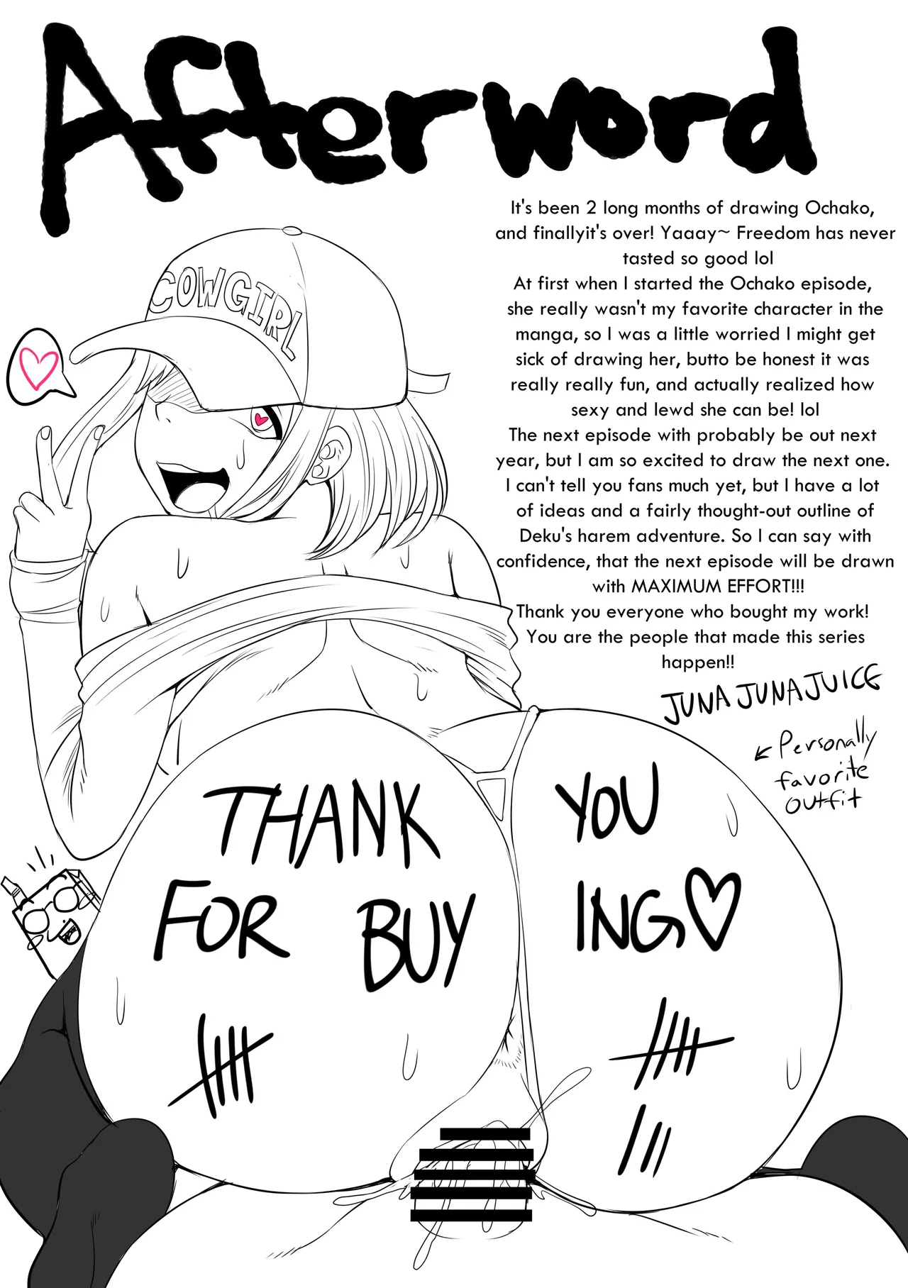 Boku no Harem Academia: 3-wa Ochako Hen “Arata na SEX Friend” – Chapter 1 – page 56