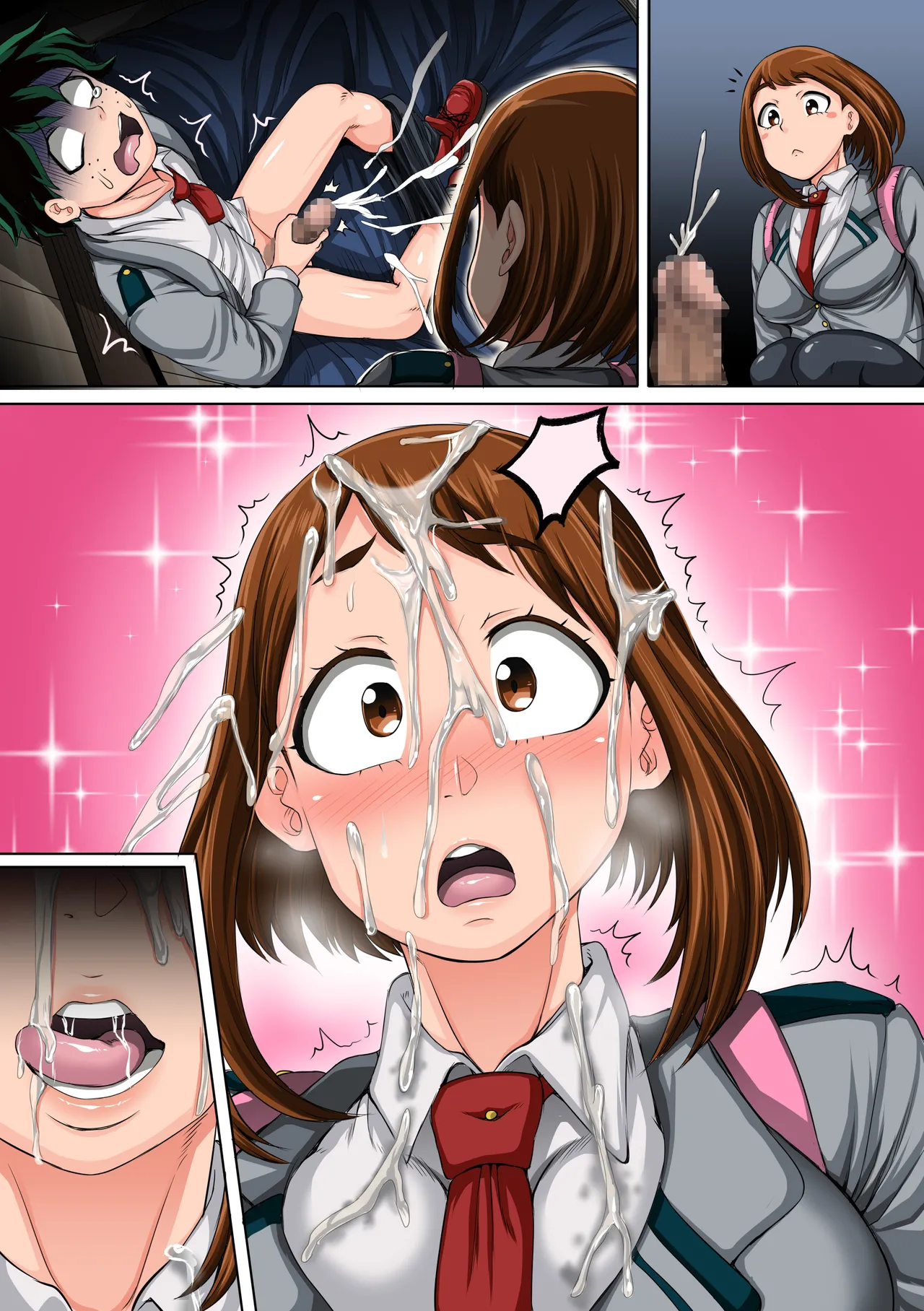 Boku no Harem Academia: 3-wa Ochako Hen “Arata na SEX Friend” – Chapter 1 – page 62