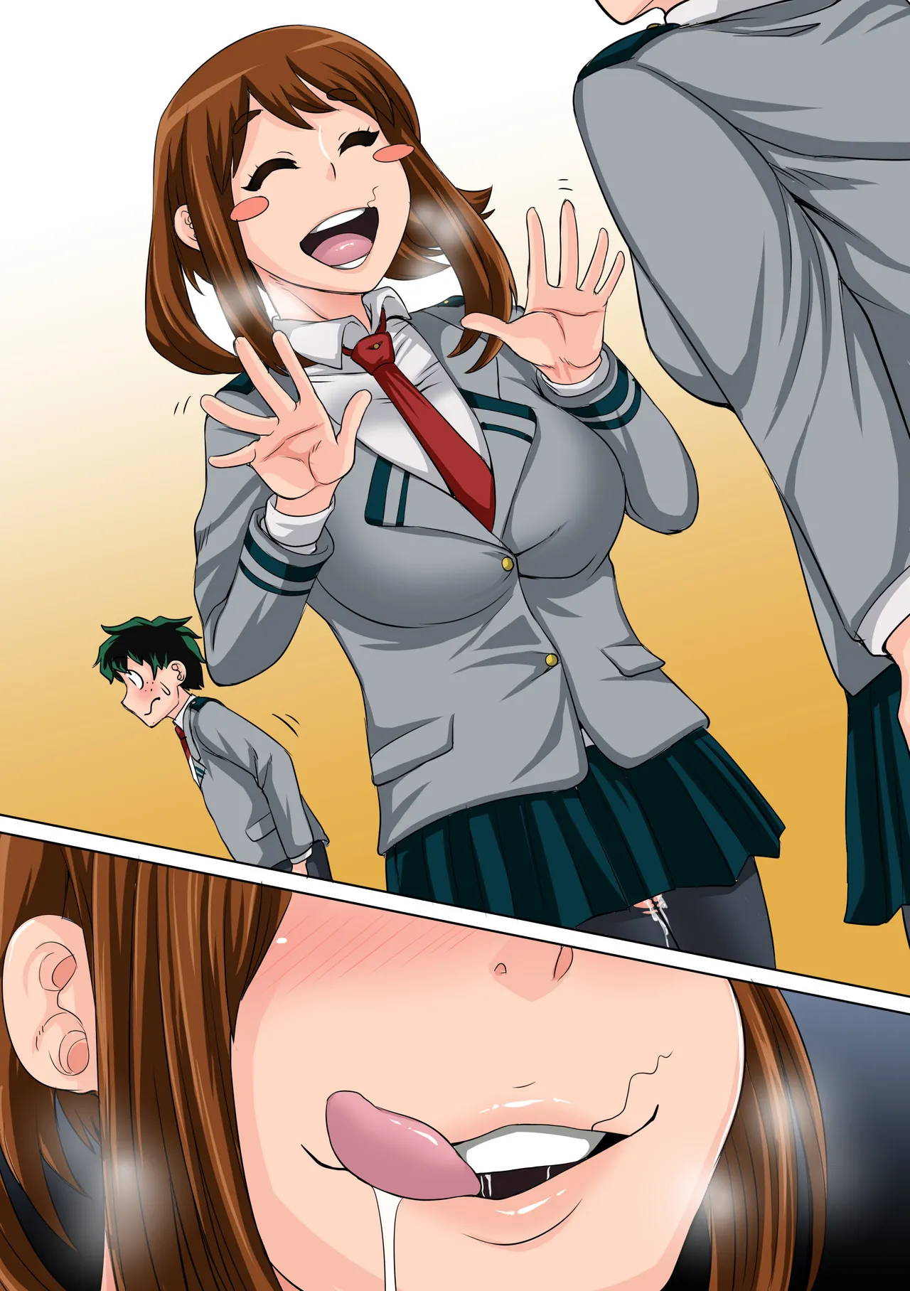 Boku no Harem Academia: 3-wa Ochako Hen “Arata na SEX Friend” – Chapter 1 – page 111