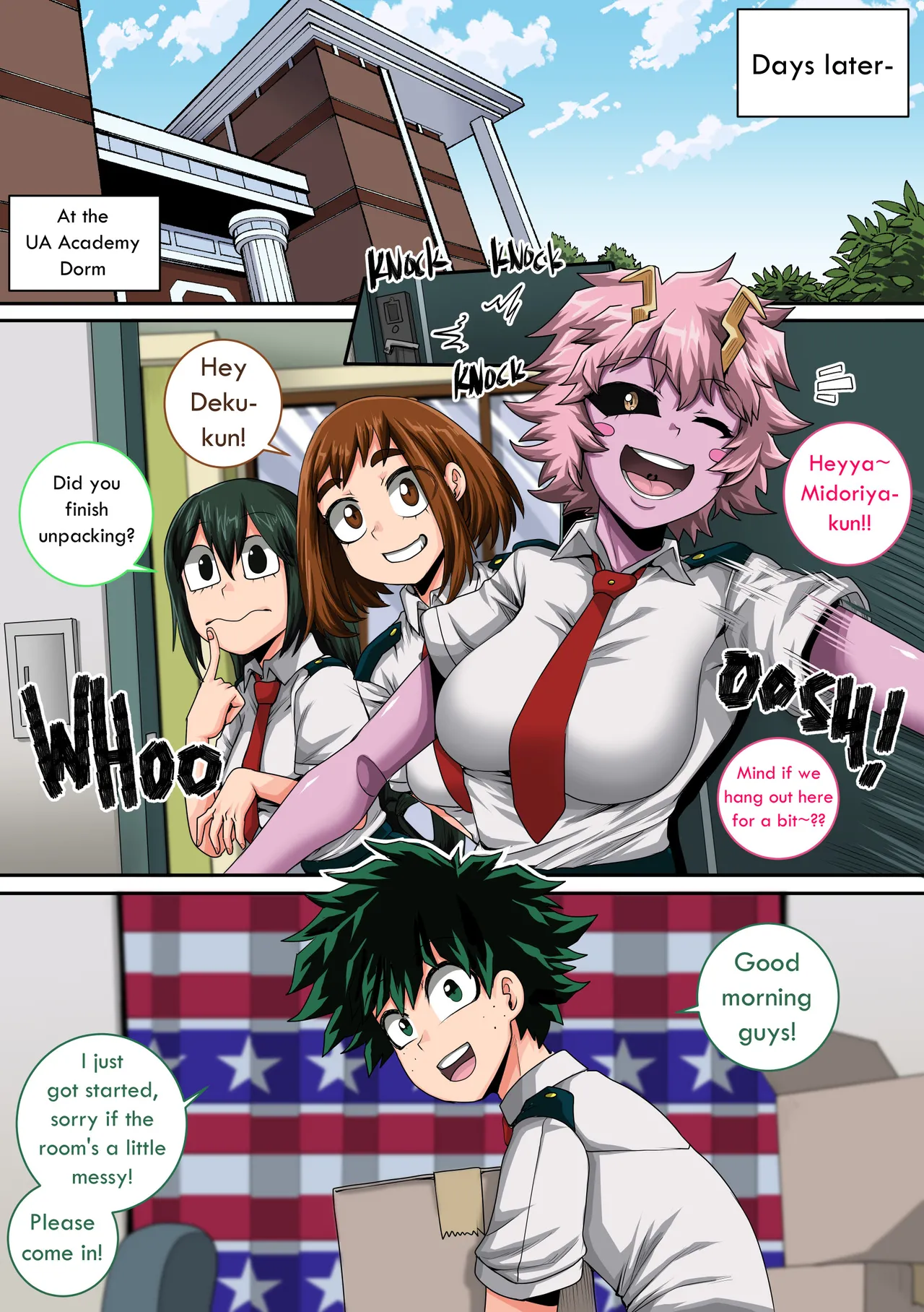 My Harem Academia Chapter 8 Part 3 Breaking into a broken heart — preview page 16