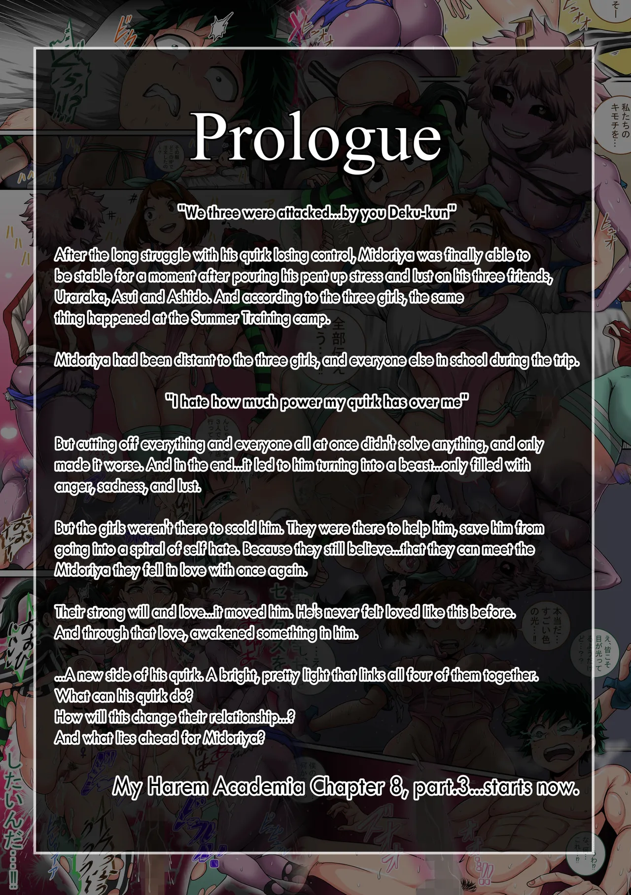 My Harem Academia Chapter 8 Part 3 Breaking into a broken heart – Chapter 1 – page 121