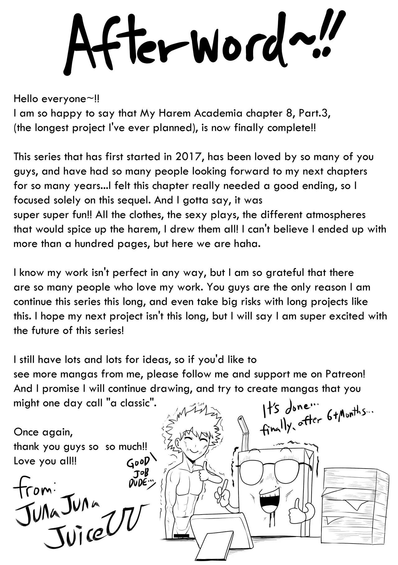 My Harem Academia Chapter 8 Part 3 Breaking into a broken heart — preview page 2