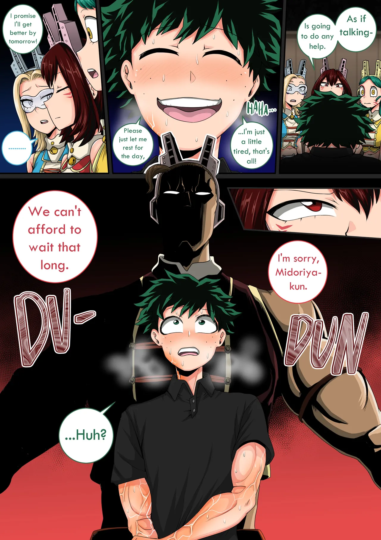 My Harem Academia Chapter 8 Part 3 Breaking into a broken heart — preview page 6
