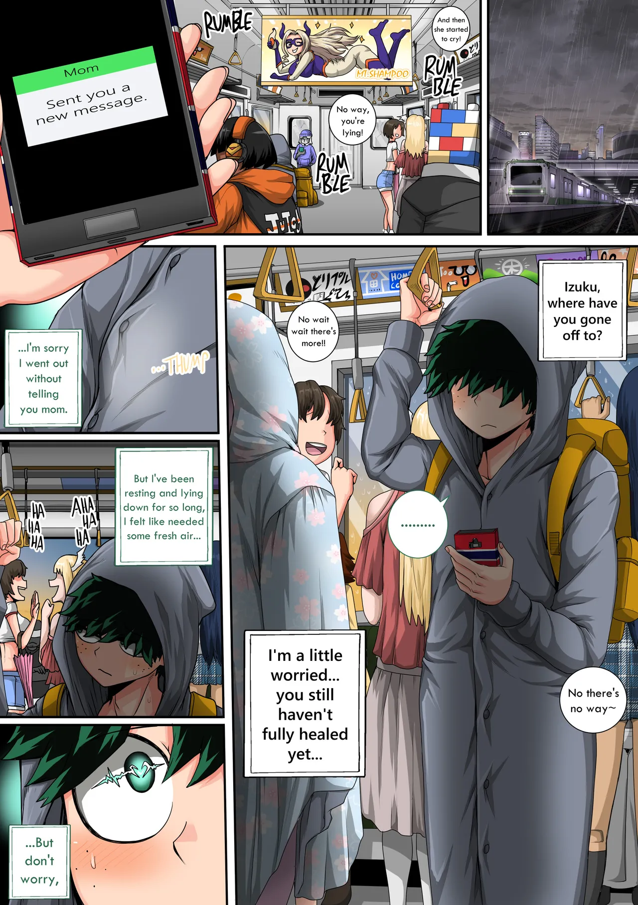 My Harem Academia Chapter 8 Part 3 Breaking into a broken heart — preview page 14