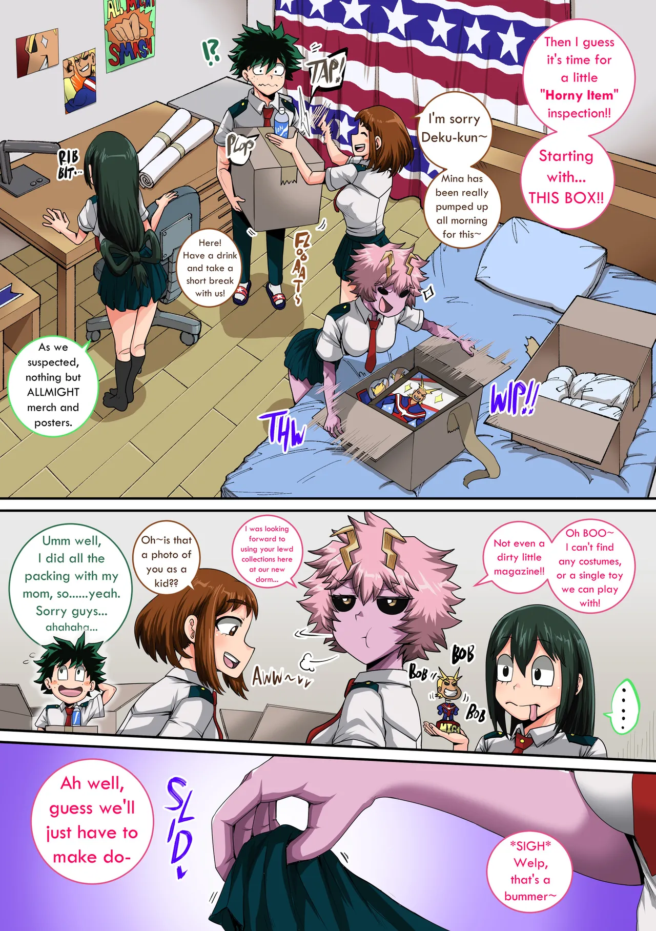 My Harem Academia Chapter 8 Part 3 Breaking into a broken heart – Chapter 1 – page 109