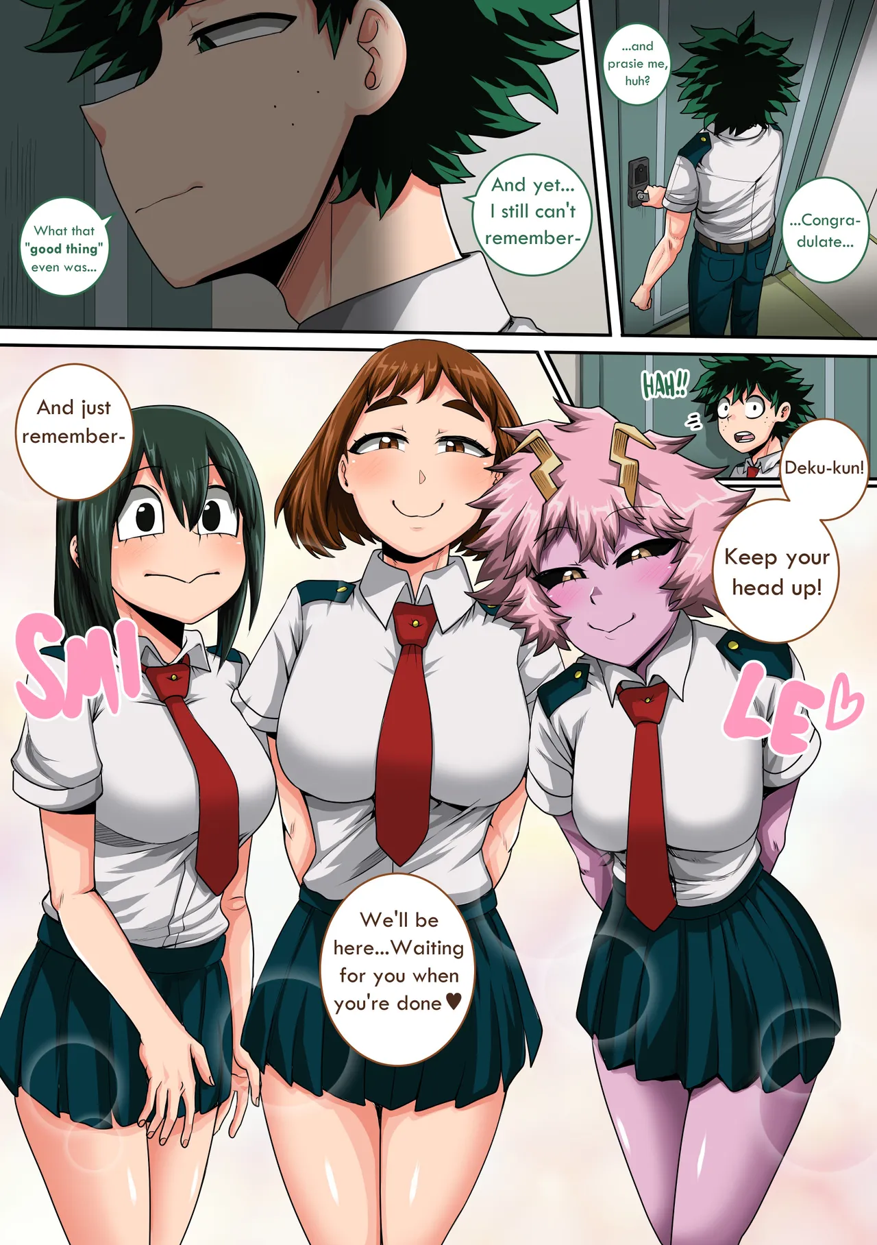 My Harem Academia Chapter 8 Part 3 Breaking into a broken heart – Chapter 1 – page 111