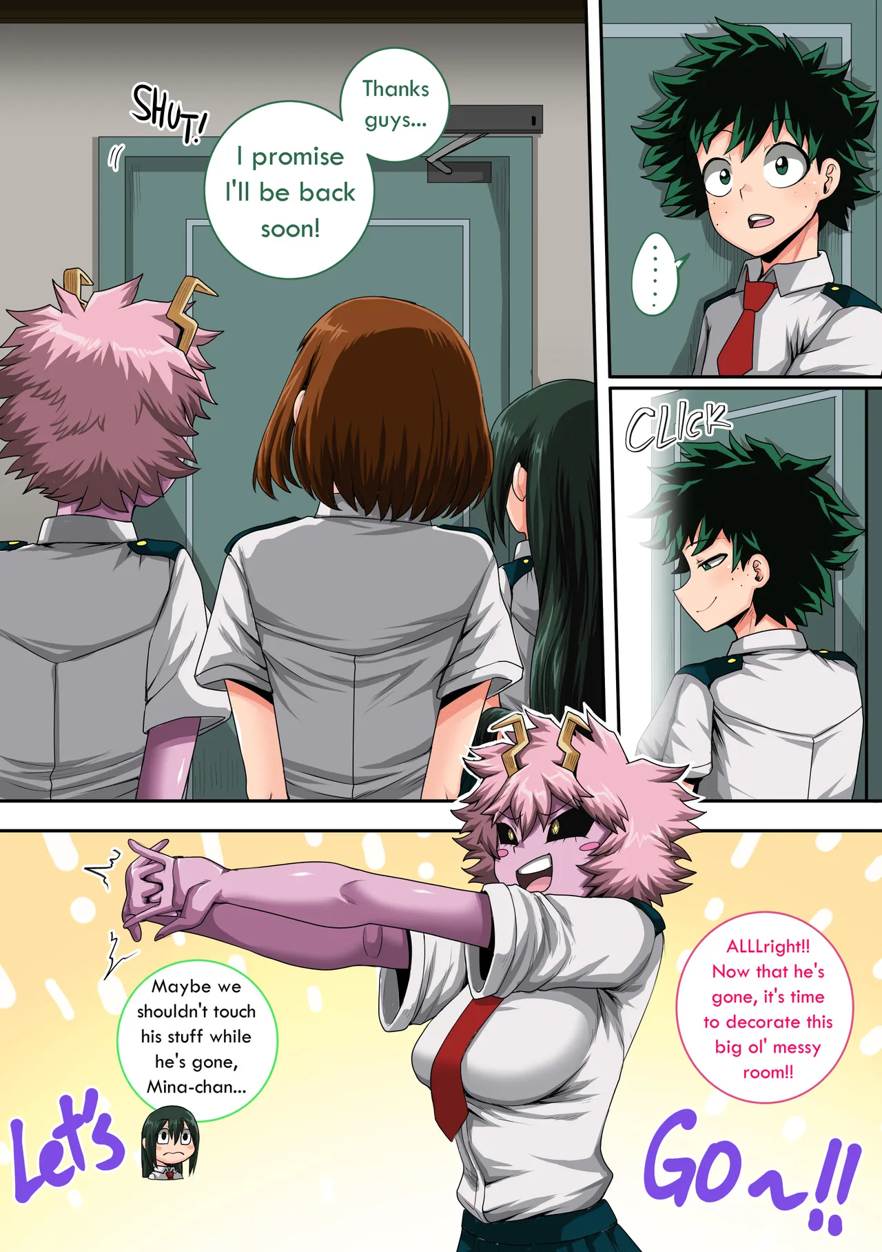 My Harem Academia Chapter 8 Part 3 Breaking into a broken heart – Chapter 1 – page 112