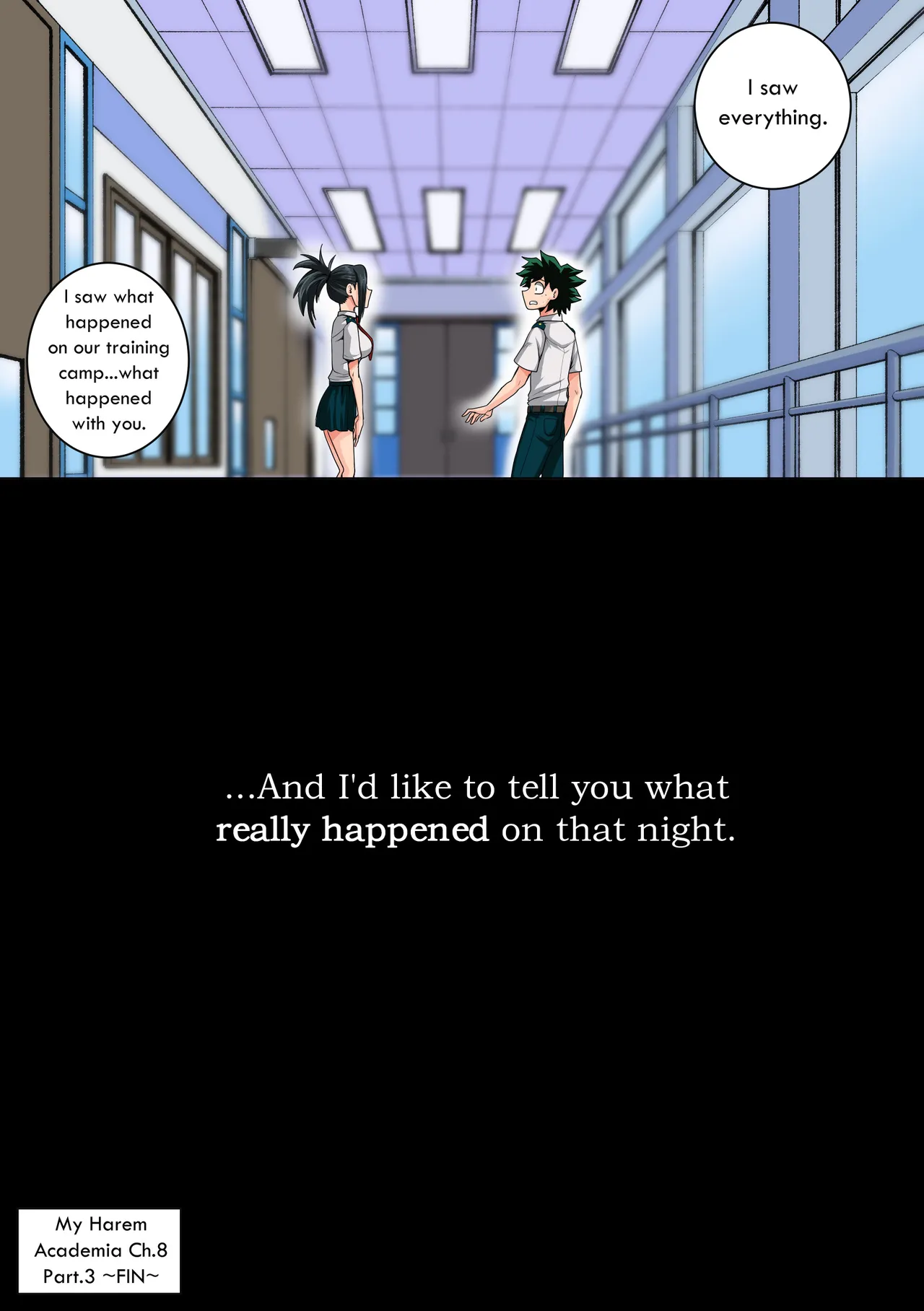My Harem Academia Chapter 8 Part 3 Breaking into a broken heart – Chapter 1 – page 123