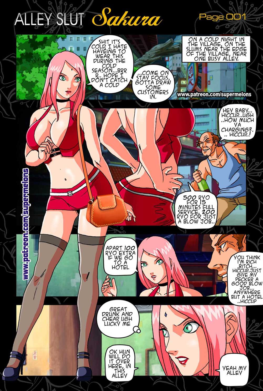Alley Slut Sakura (Naruto) #1 — preview page 3