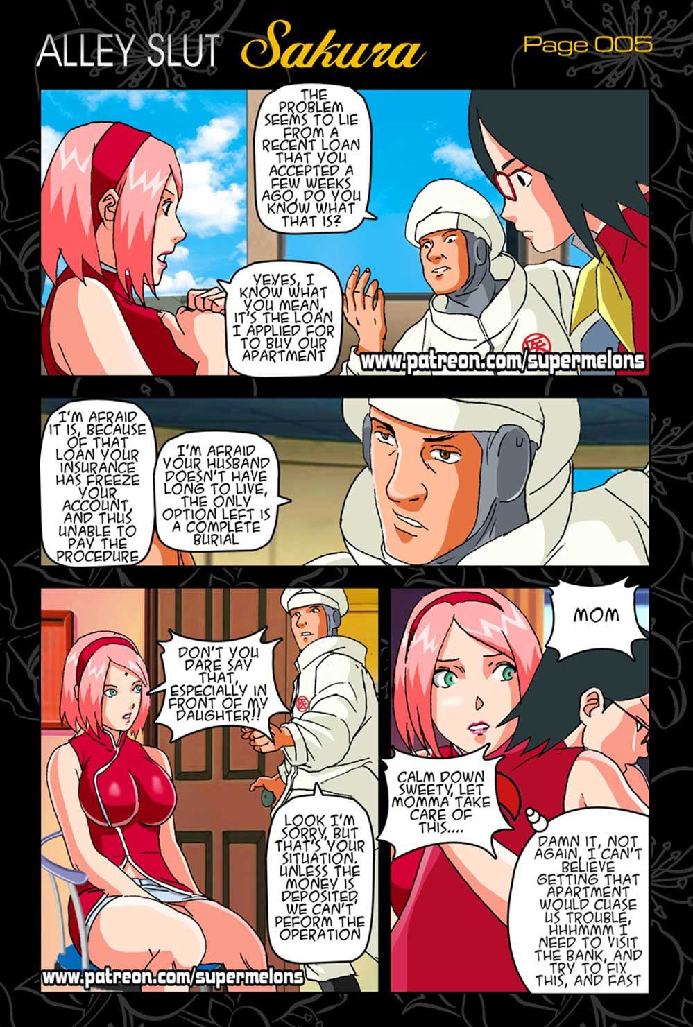 Alley Slut Sakura (Naruto) #1 — preview page 7