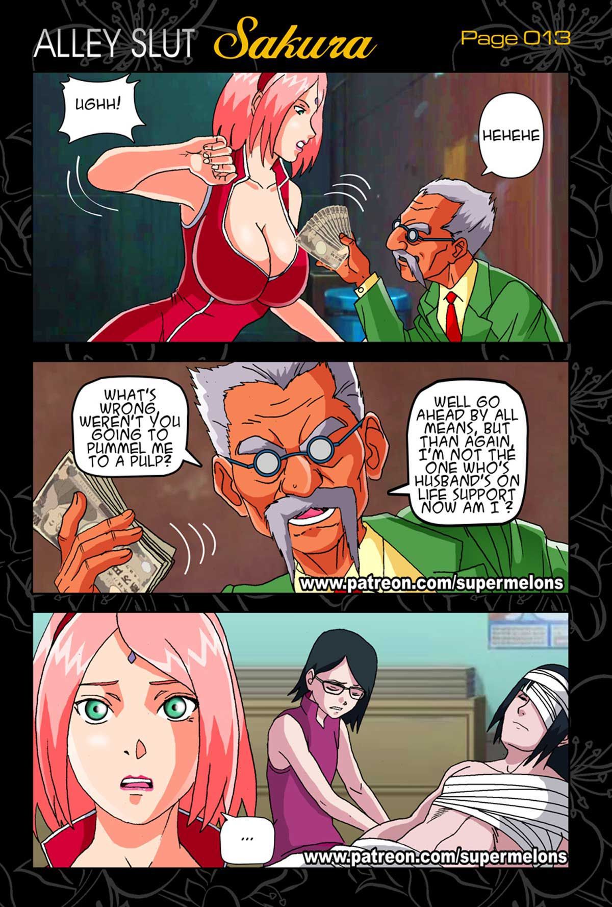 Alley Slut Sakura (Naruto) #1 — preview page 15