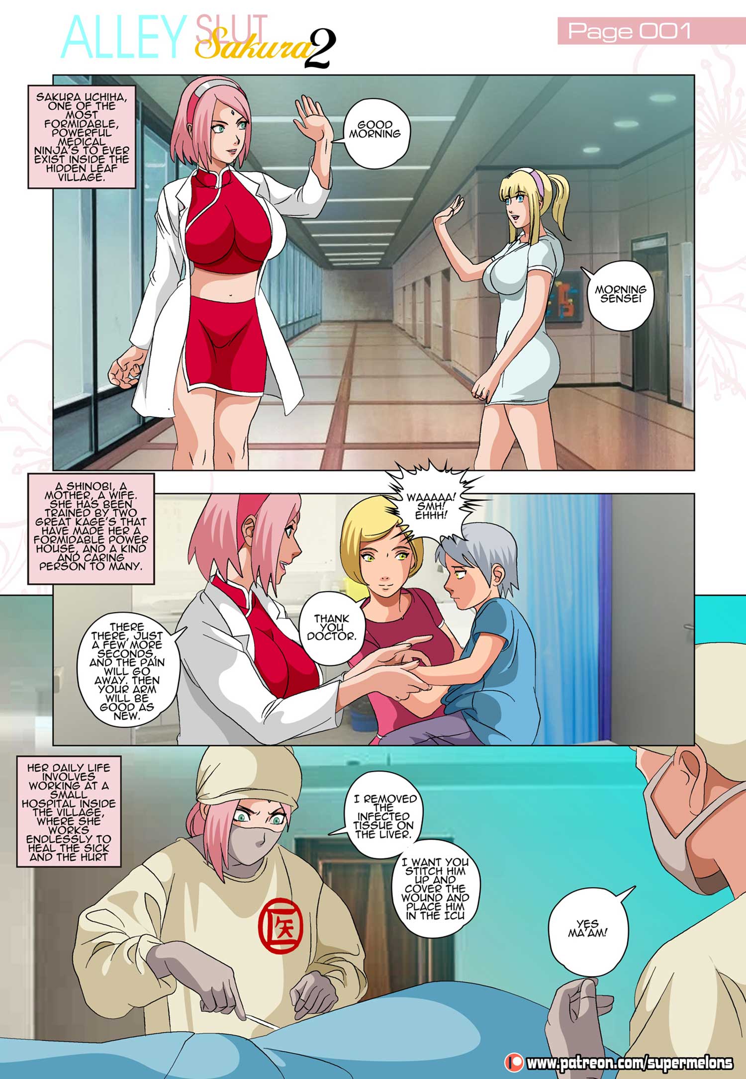 Alley Slut Sakura (Naruto) #2 — preview page 2