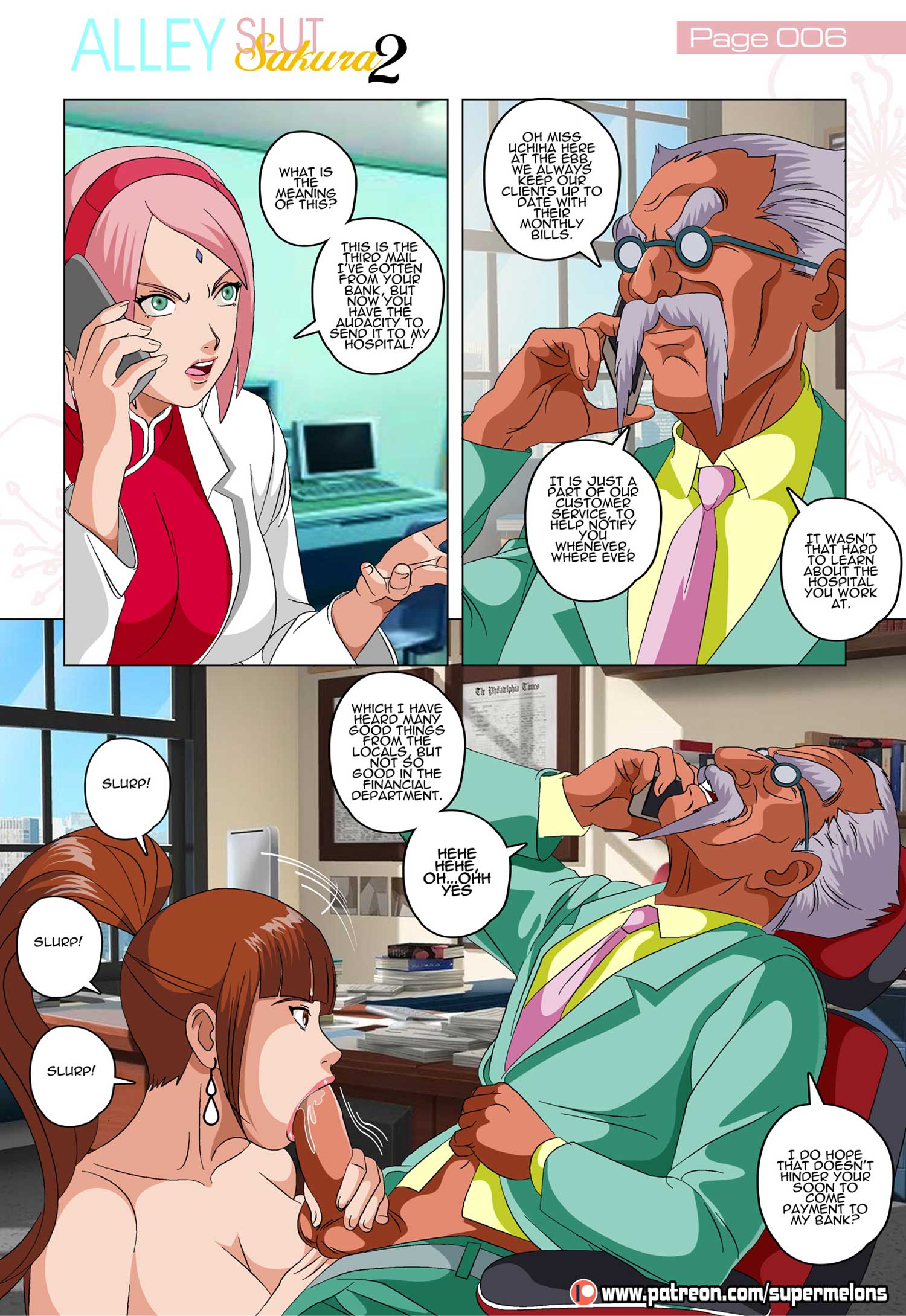 Alley Slut Sakura (Naruto) #2 — preview page 7