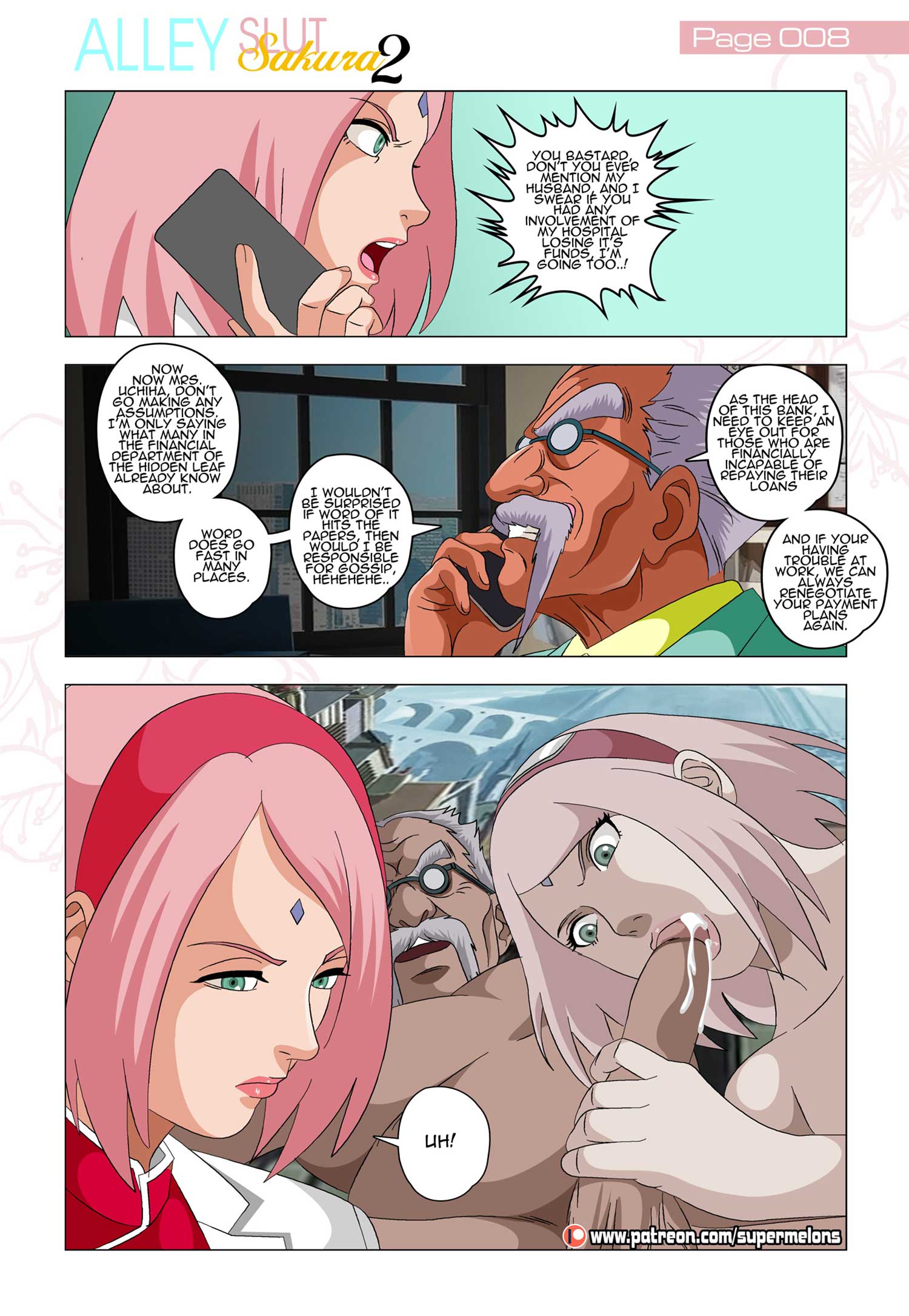 Alley Slut Sakura (Naruto) #2 — preview page 8