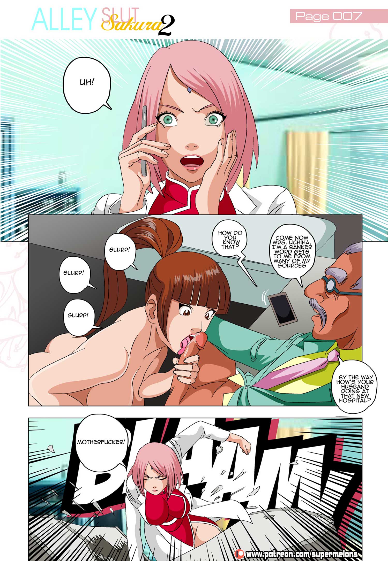 Alley Slut Sakura (Naruto) #2 — preview page 9