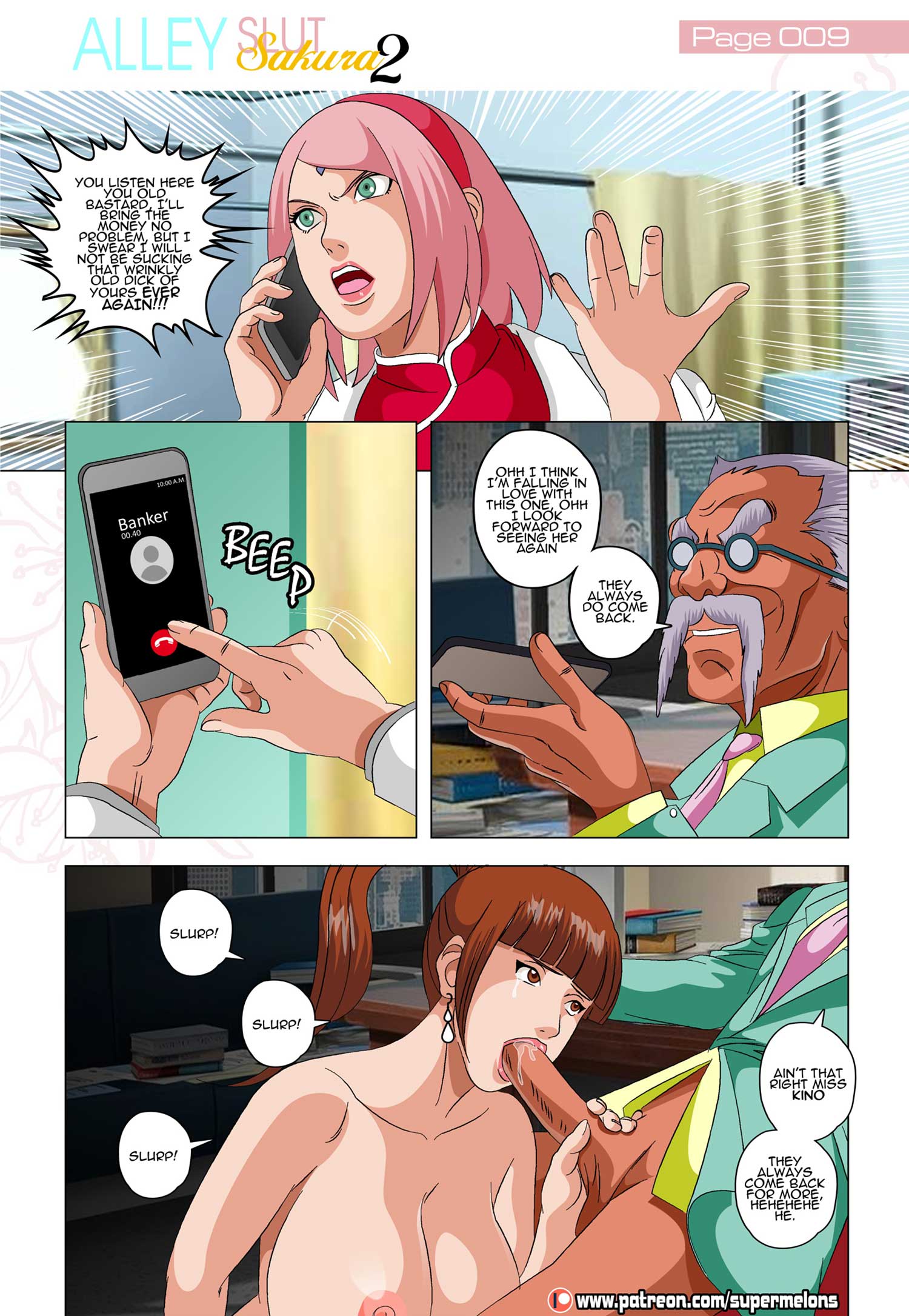 Alley Slut Sakura (Naruto) #2 — preview page 10