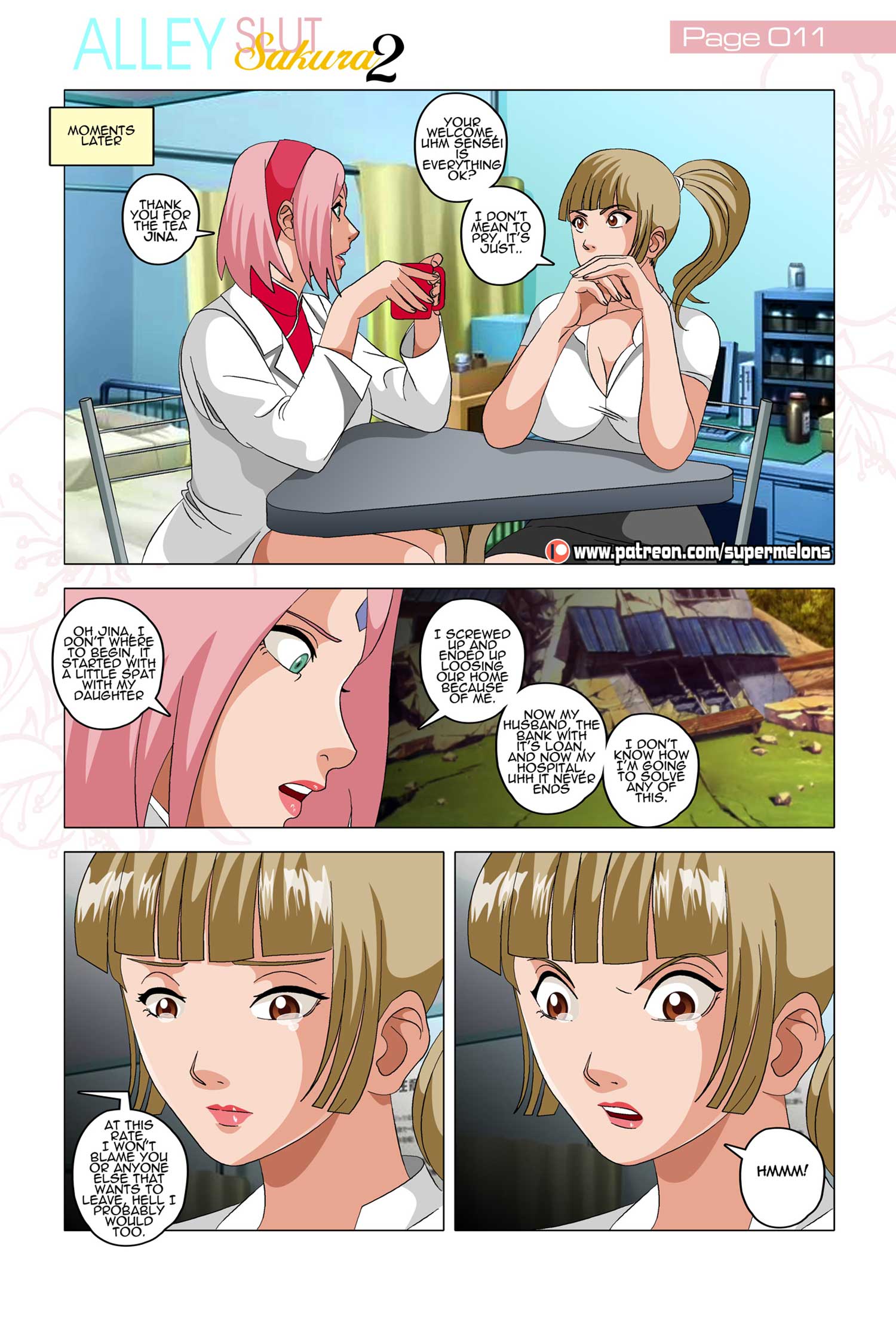 Alley Slut Sakura (Naruto) #2 — preview page 12