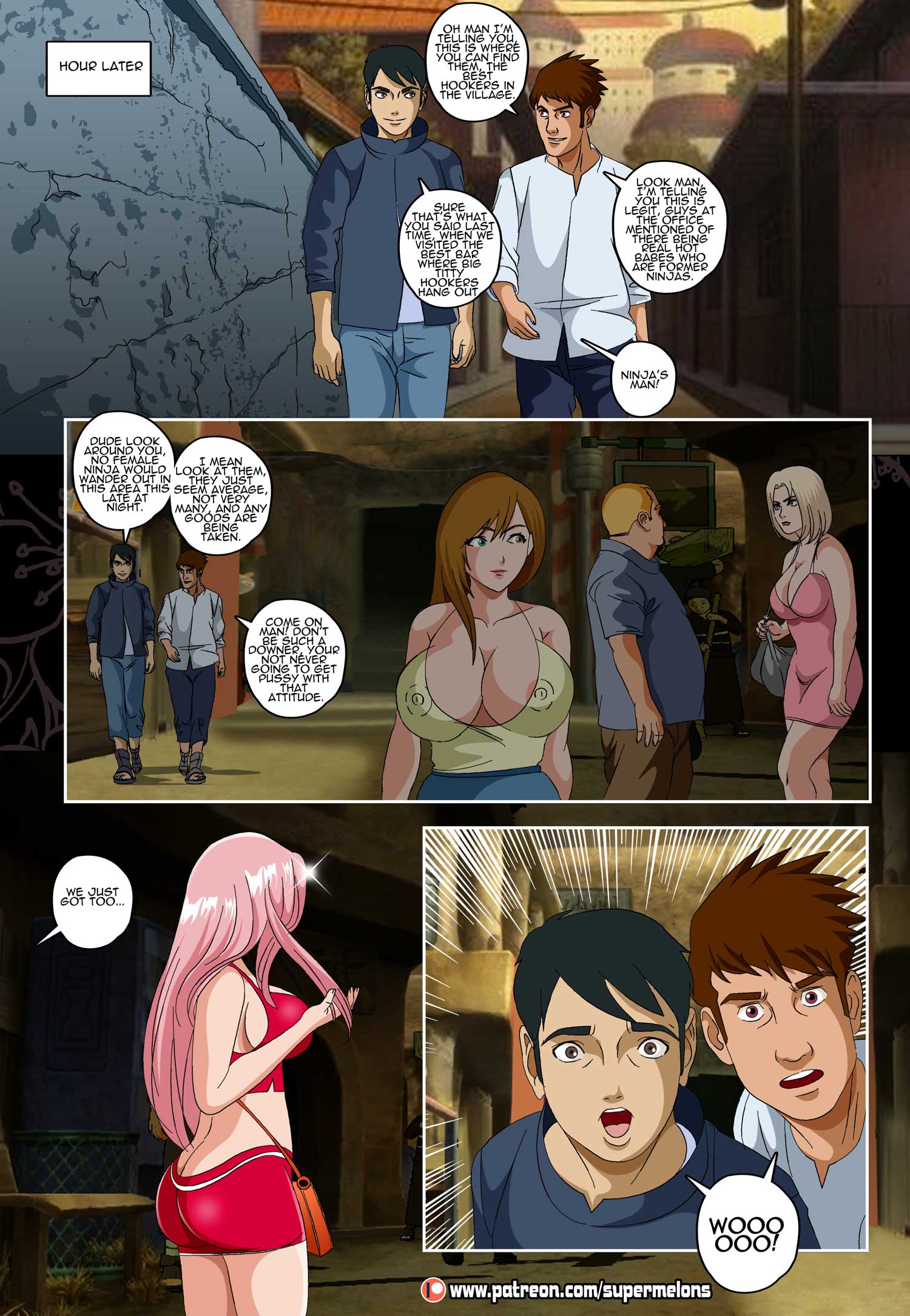 Alley Slut Sakura (Naruto) #2 — preview page 17