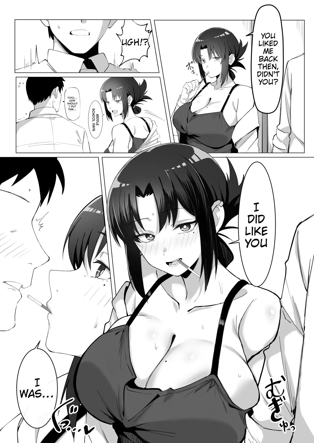 15-Nen-buri ni Saikai shita Dakashiya no Ikiokure Nagachichi Onee-san wa Ooatari | Reuniting after 15 years, the unmarried older sister who runs the penny candy shop is a total knockout. — preview page 10