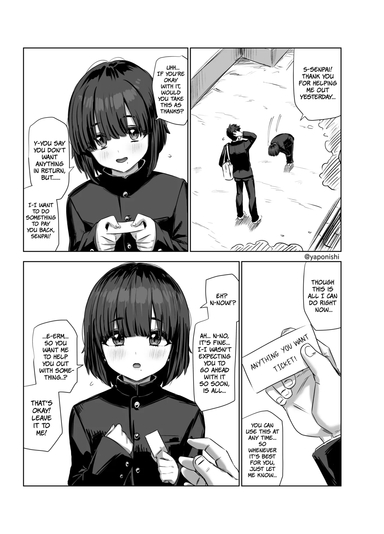 Senpai and Kouhai — preview page 1