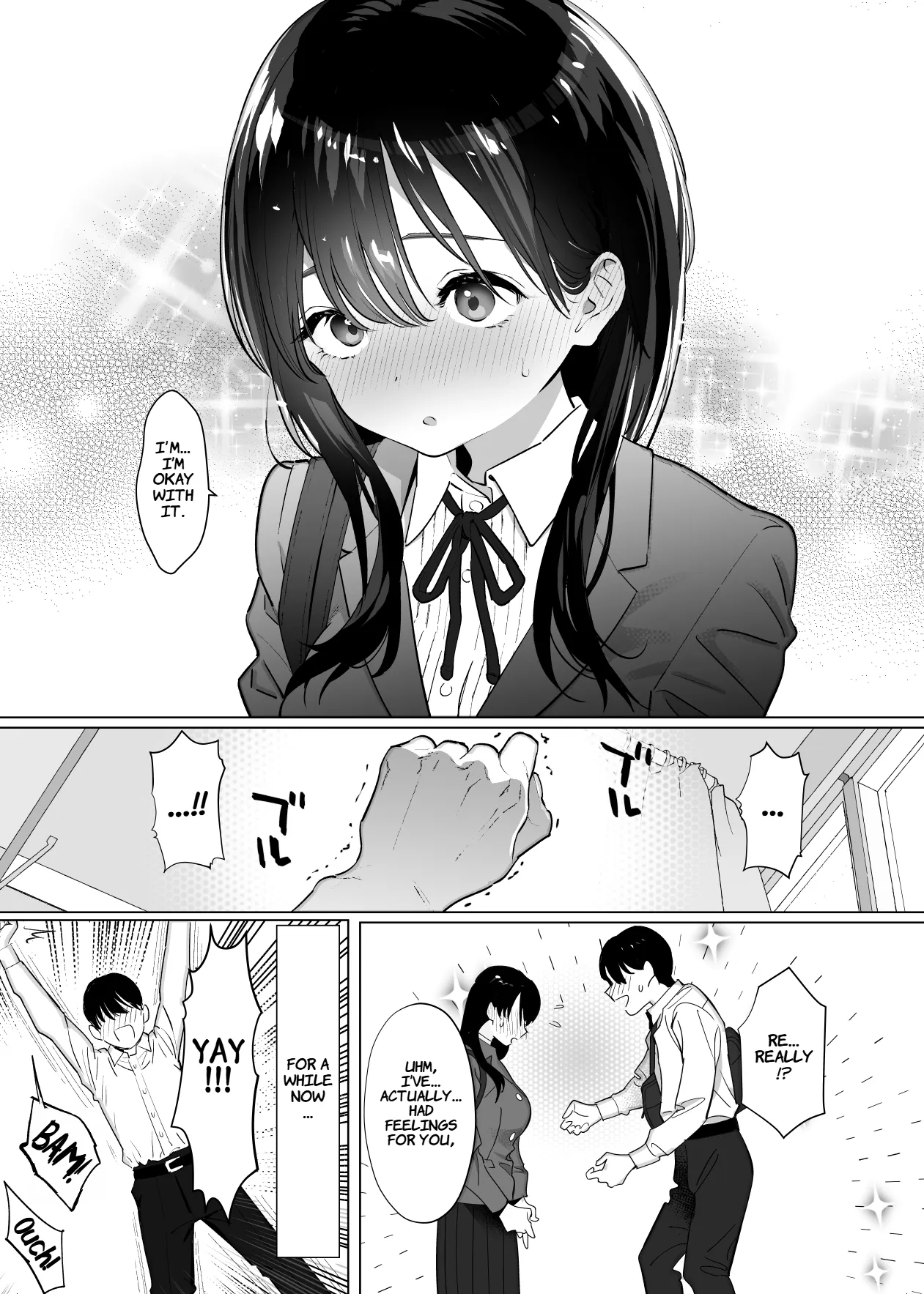 Kanojo wa mada 18cm Ijou o Shiranai. | She has never experienced anything close to 18 cm. — preview page 6