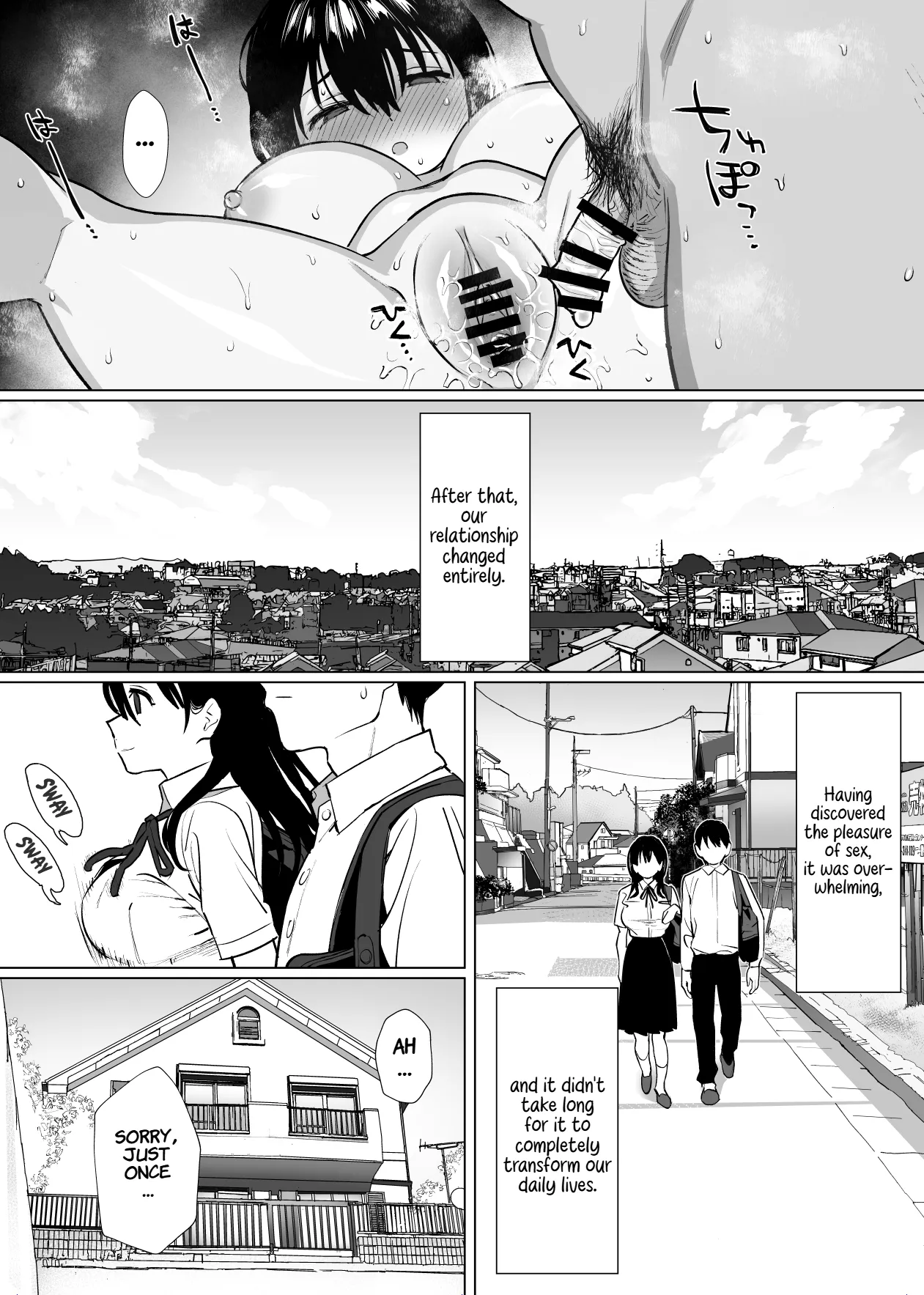Kanojo wa mada 18cm Ijou o Shiranai. | She has never experienced anything close to 18 cm. – Chapter 1 – page 23