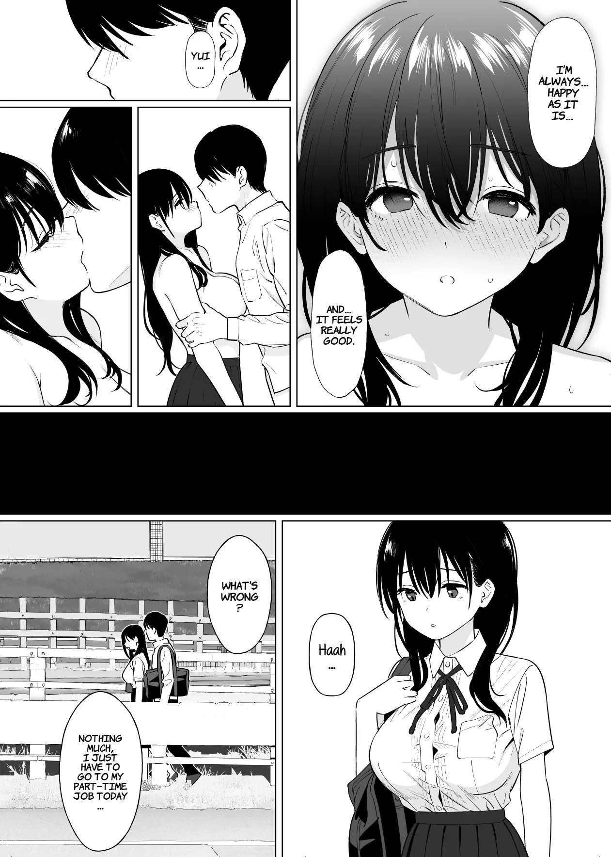 Kanojo wa mada 18cm Ijou o Shiranai. | She has never experienced anything close to 18 cm. – Chapter 1 – page 27