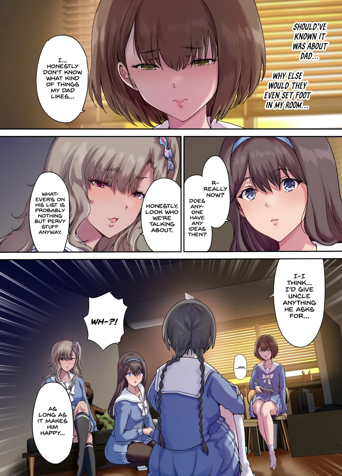 Papa no Shinshitsu wa Musume Tomodachi no Tamariba 4 — preview page 3