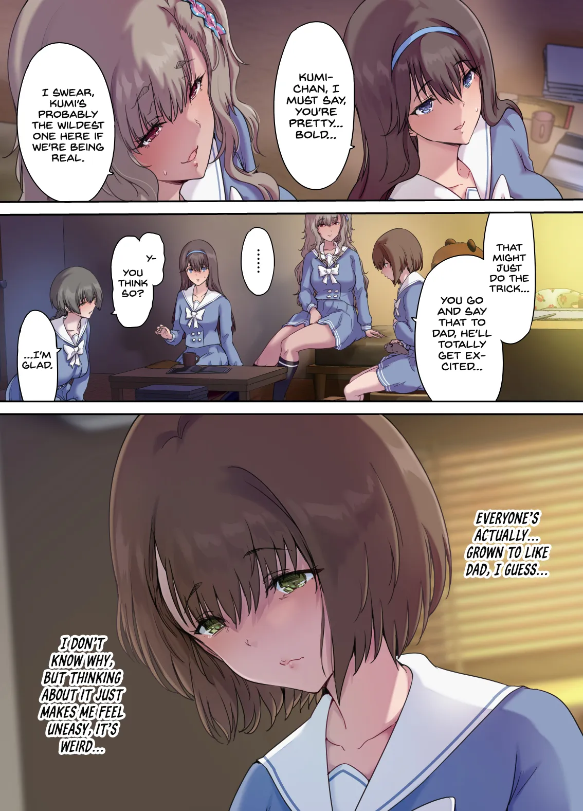 Papa no Shinshitsu wa Musume Tomodachi no Tamariba 4 — preview page 4