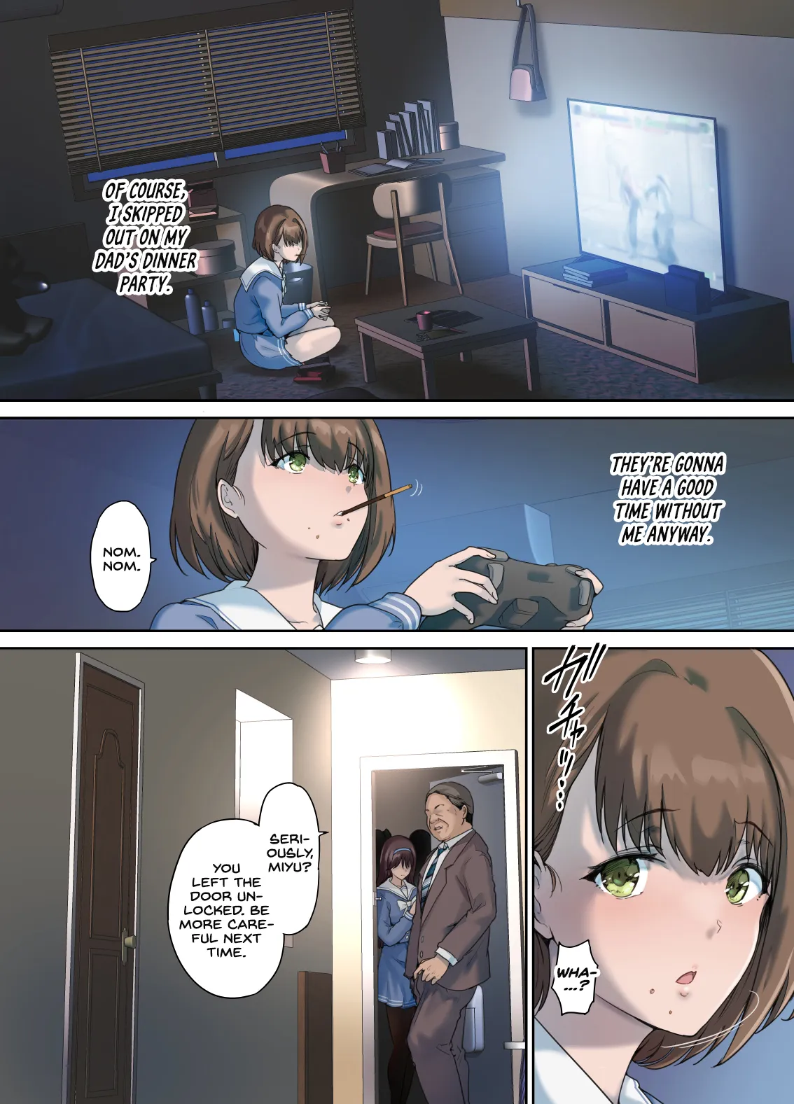 Papa no Shinshitsu wa Musume Tomodachi no Tamariba 4 — preview page 15