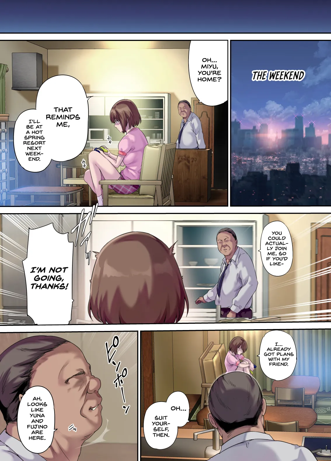 Papa no Shinshitsu wa Musume Tomodachi no Tamariba 2 -Atarashii Tomodachi Hen- – Chapter 1 – page 38