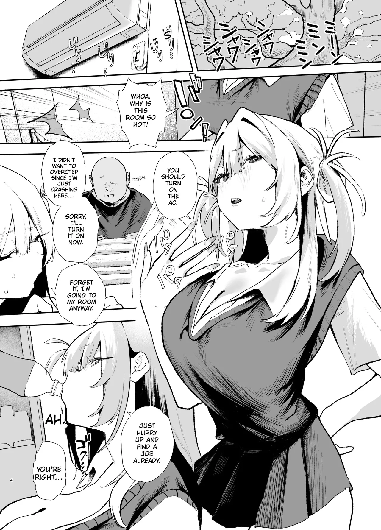 Namaiki Gal ga Oji-san no Dekachin ni Sakaraenaku Natta Hi | The Day the Sassy Gal Couldn’t Resist an Older Guy’s Huge Cock — preview page 3