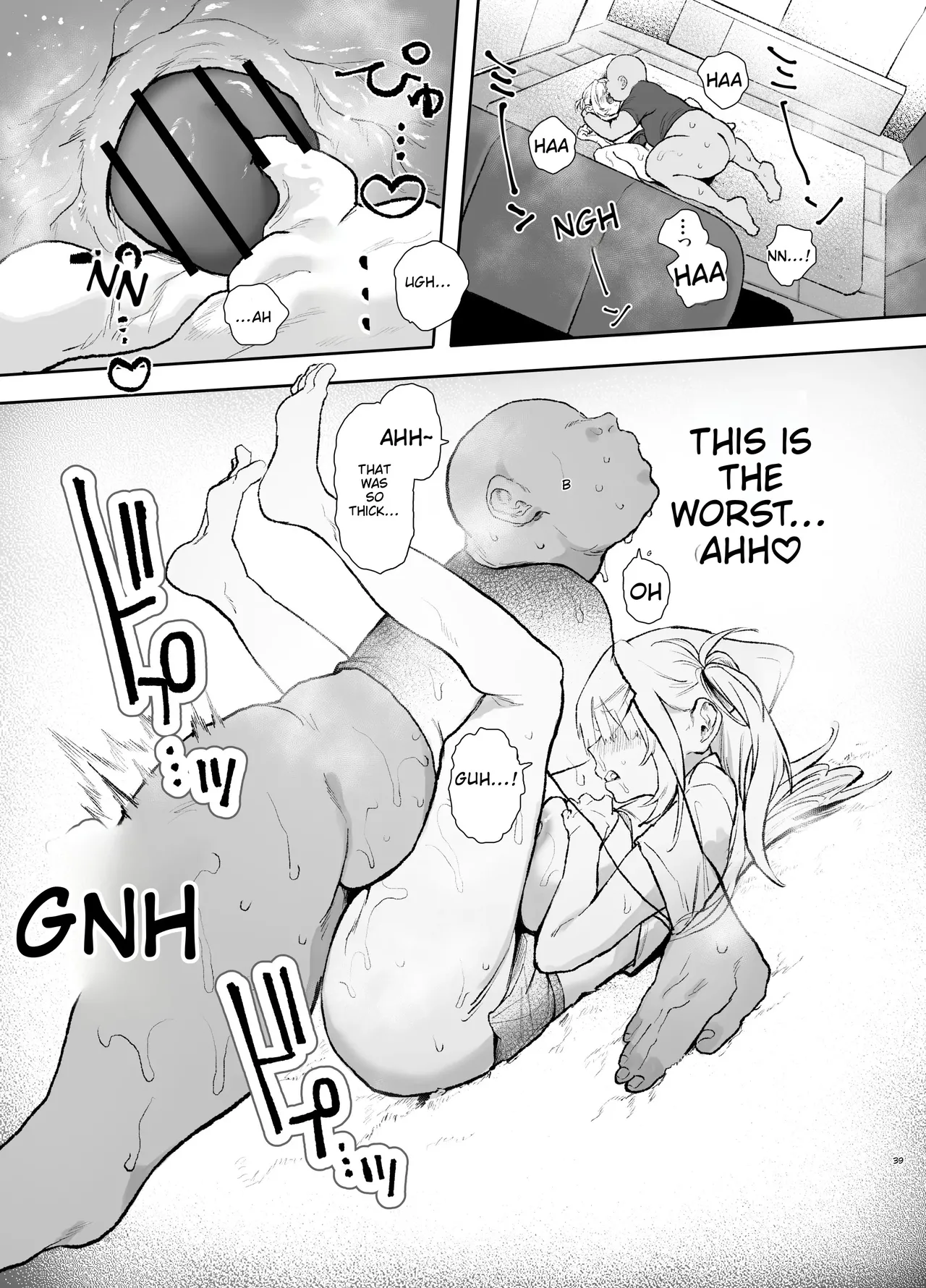 Namaiki Gal ga Oji-san no Dekachin ni Sakaraenaku Natta Hi | The Day the Sassy Gal Couldn’t Resist an Older Guy’s Huge Cock – Chapter 1 – page 38