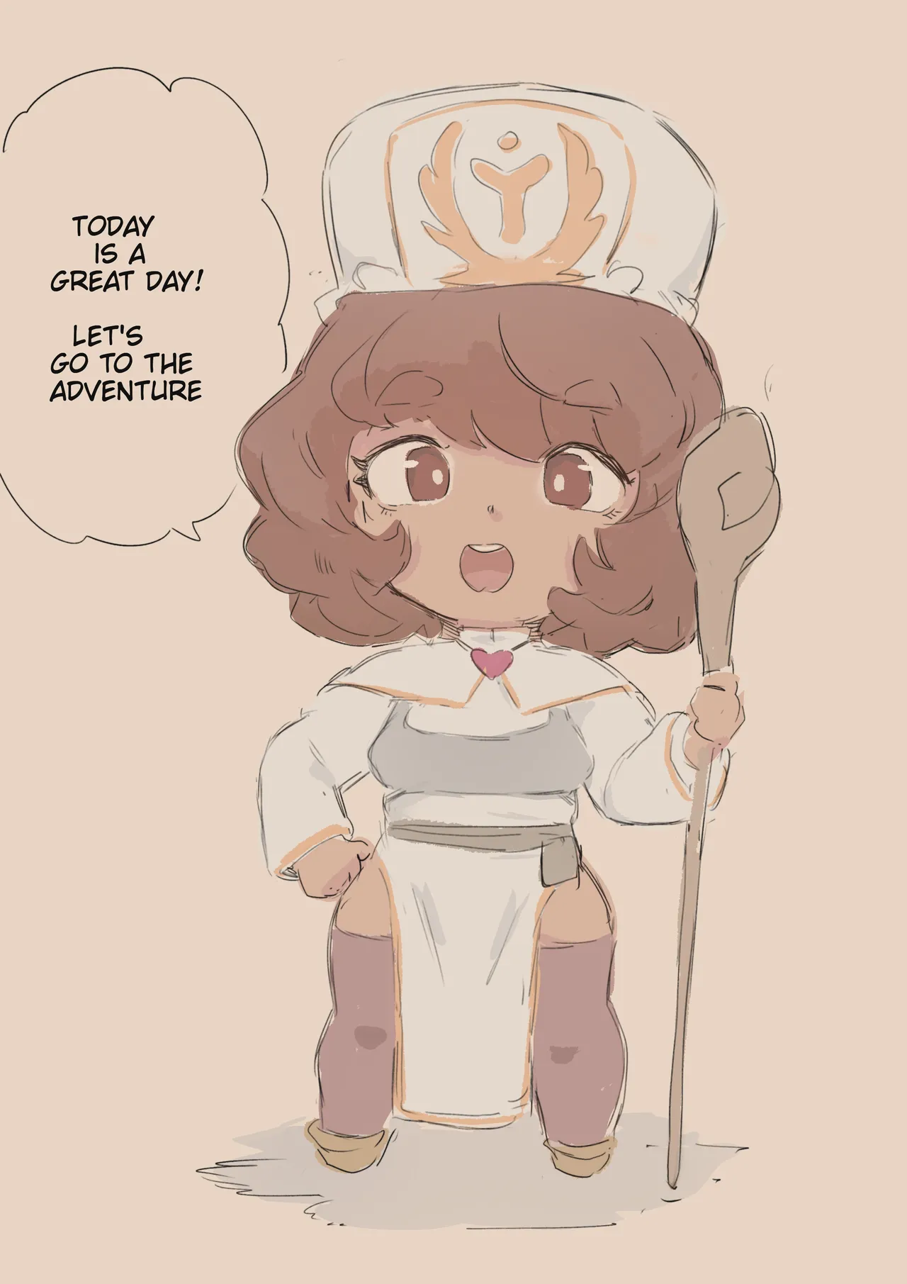 Cleric Taliya: Chibi — preview page 1